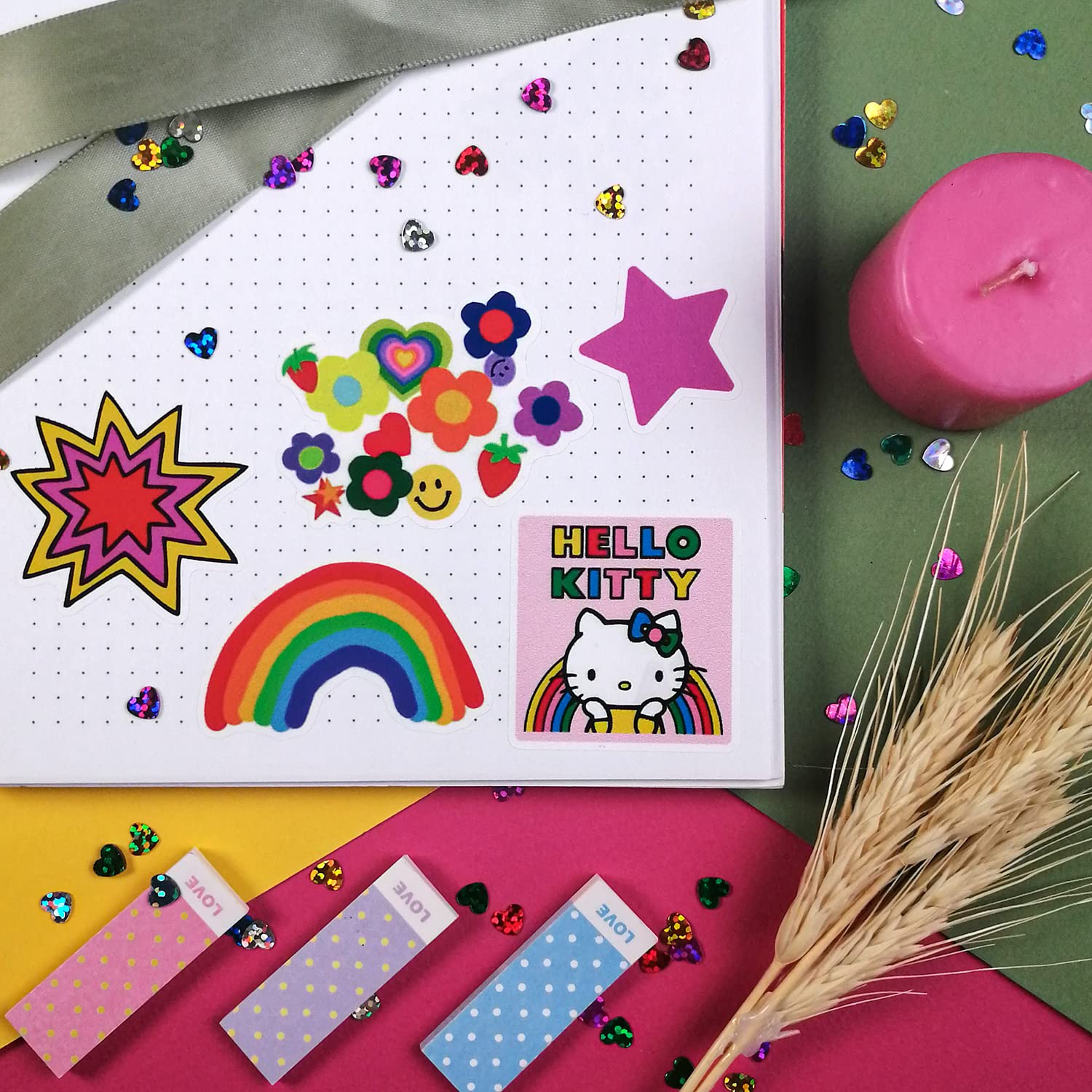 Bulbacraft 101Pcs Indie Stickers Aesthetic, Kidcore Stickers, 90S Stickers, 2000S Stickers, Power Puff Girls Stickers, Y2K Stick