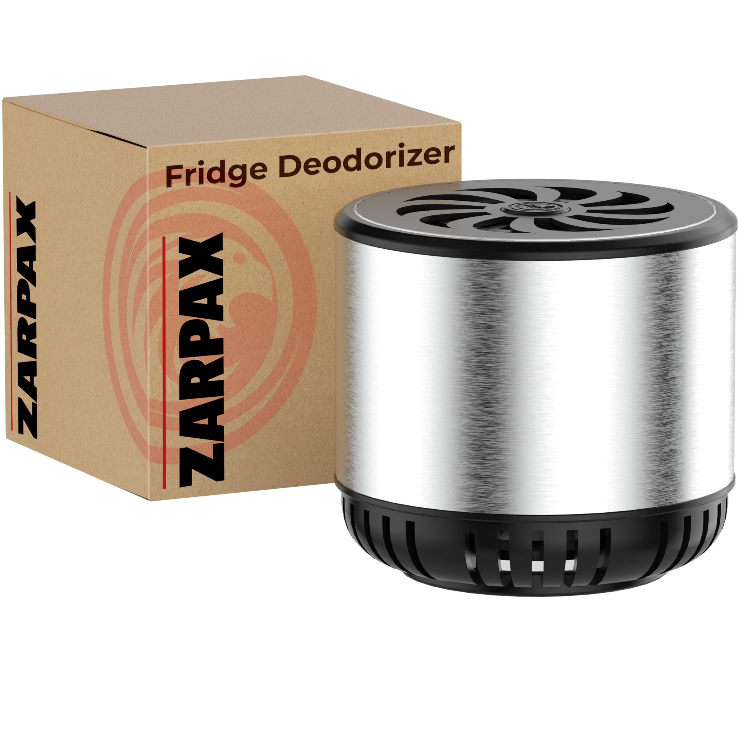 Zarpax Refrigerator Deodorizer   Single Pack   Fridge Smell Eliminator Lasts For 10 Years  18Ft3 Capacity Strong Fridge Odor Abs