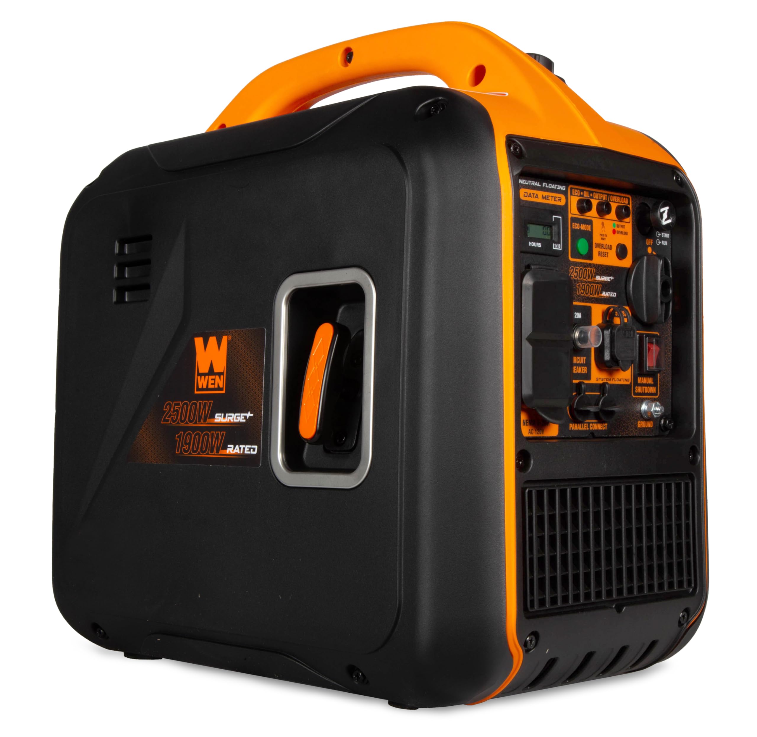 Wen 2500 Watt Inverter Generator, Quiet, Portable, And Lightweight With Fuel Shut Off (56250I)
