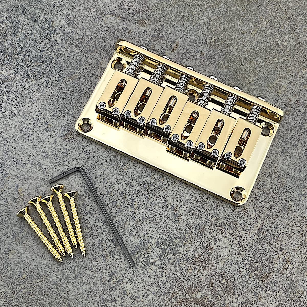 Gotoh Hardtail Bridge Brass Saddle Gold Pgtc 101G