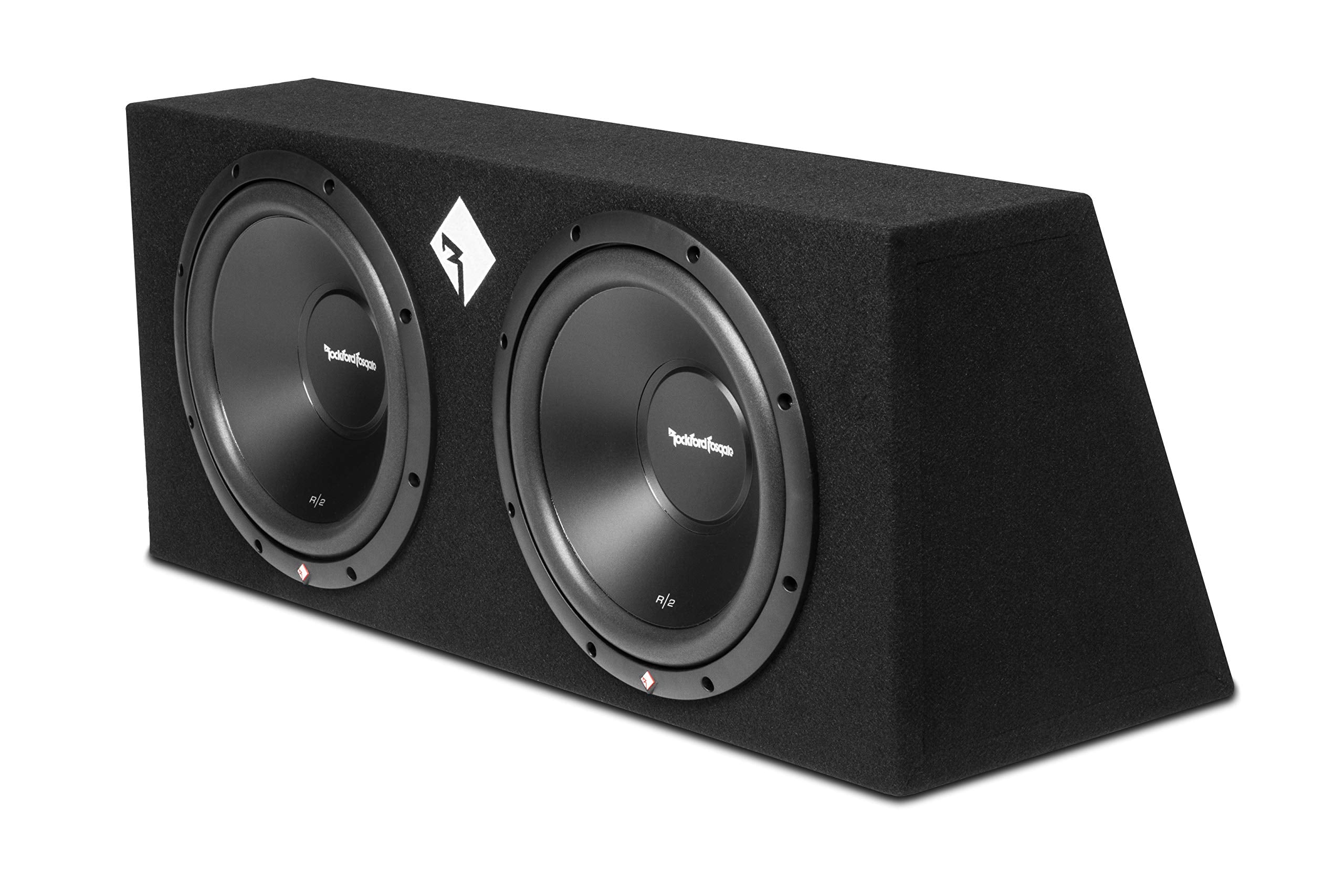 Rockford Fosgate Prime R2 2X12 Dual 12' Subwoofers In Sealed Loaded Enclosure 500 Watts Rms / 1000 Watts Peak