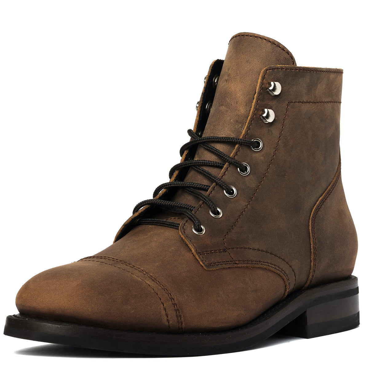 Thursday Boot Company Mens Captain Rugged And Resilient Cap Toe Boot, Burnt Copper, 11