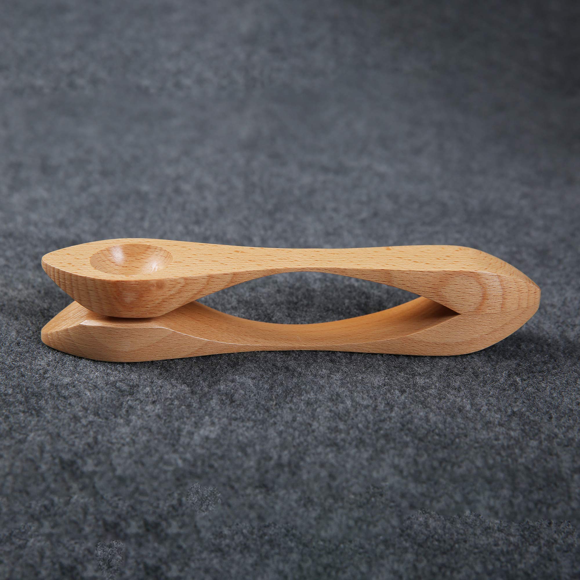 Musical Spoons Folk Percussion Instrument, Natural Wood Sound