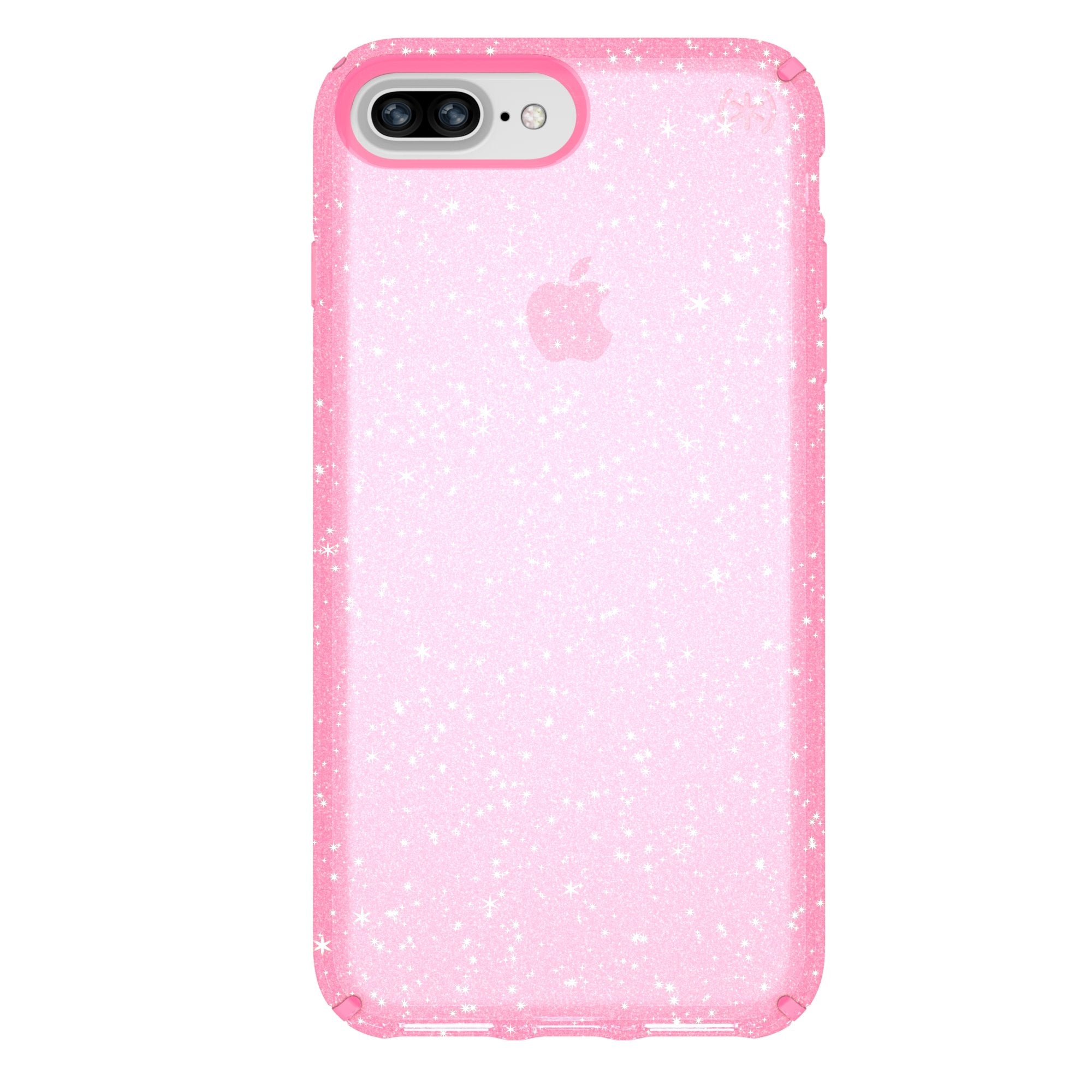 Speck 103123 6603 Products Presidio Clear  Glitter Case For Iphone 8 Plus (Also Fits 7 Plus And 6S Plus6 Plus), Bella Pink With