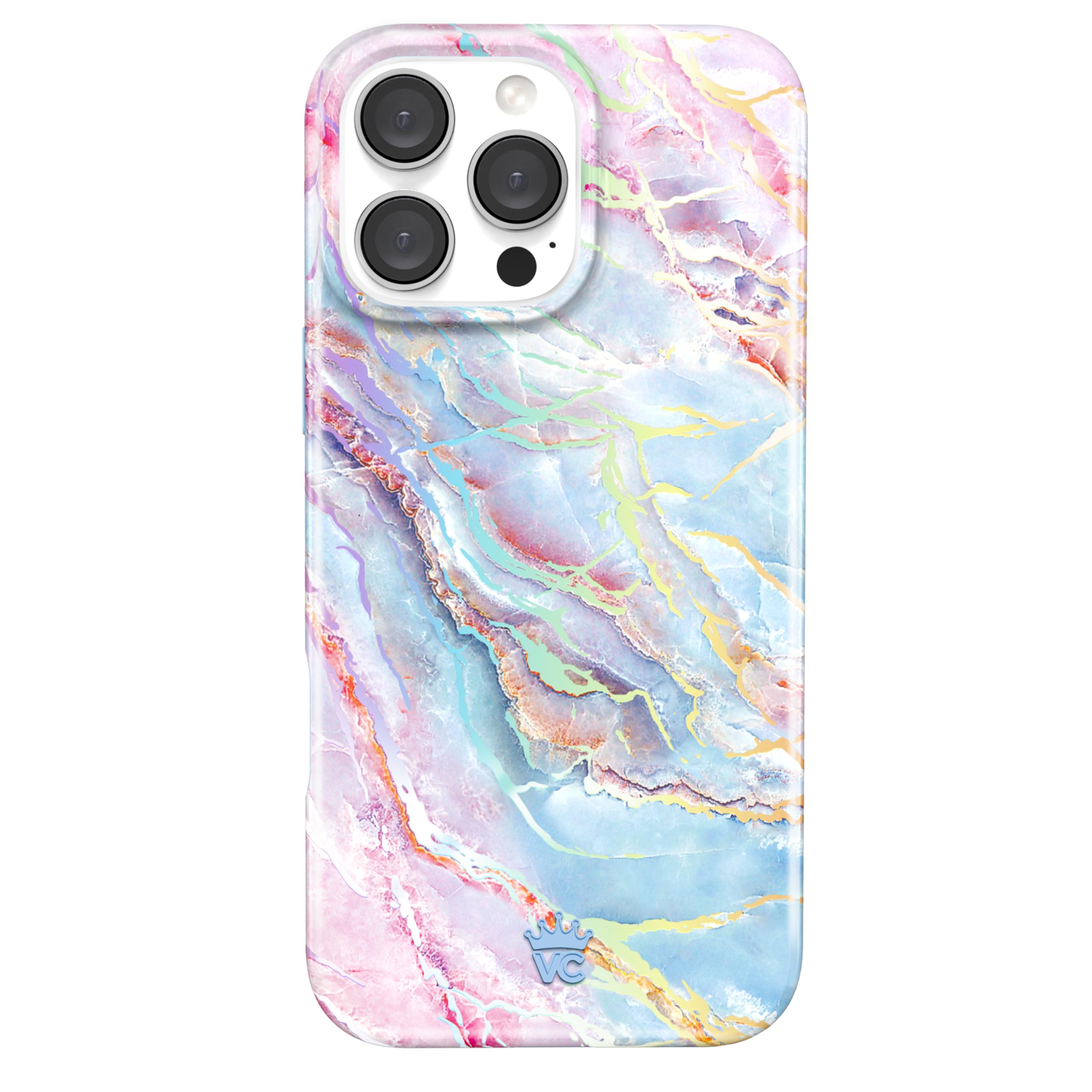 Velvet Caviar For Iphone 16 Pro Max Case Holographic Marble For Women [8Ft Drop Tested] Compatible With Magsafe   Cute Phone Cov