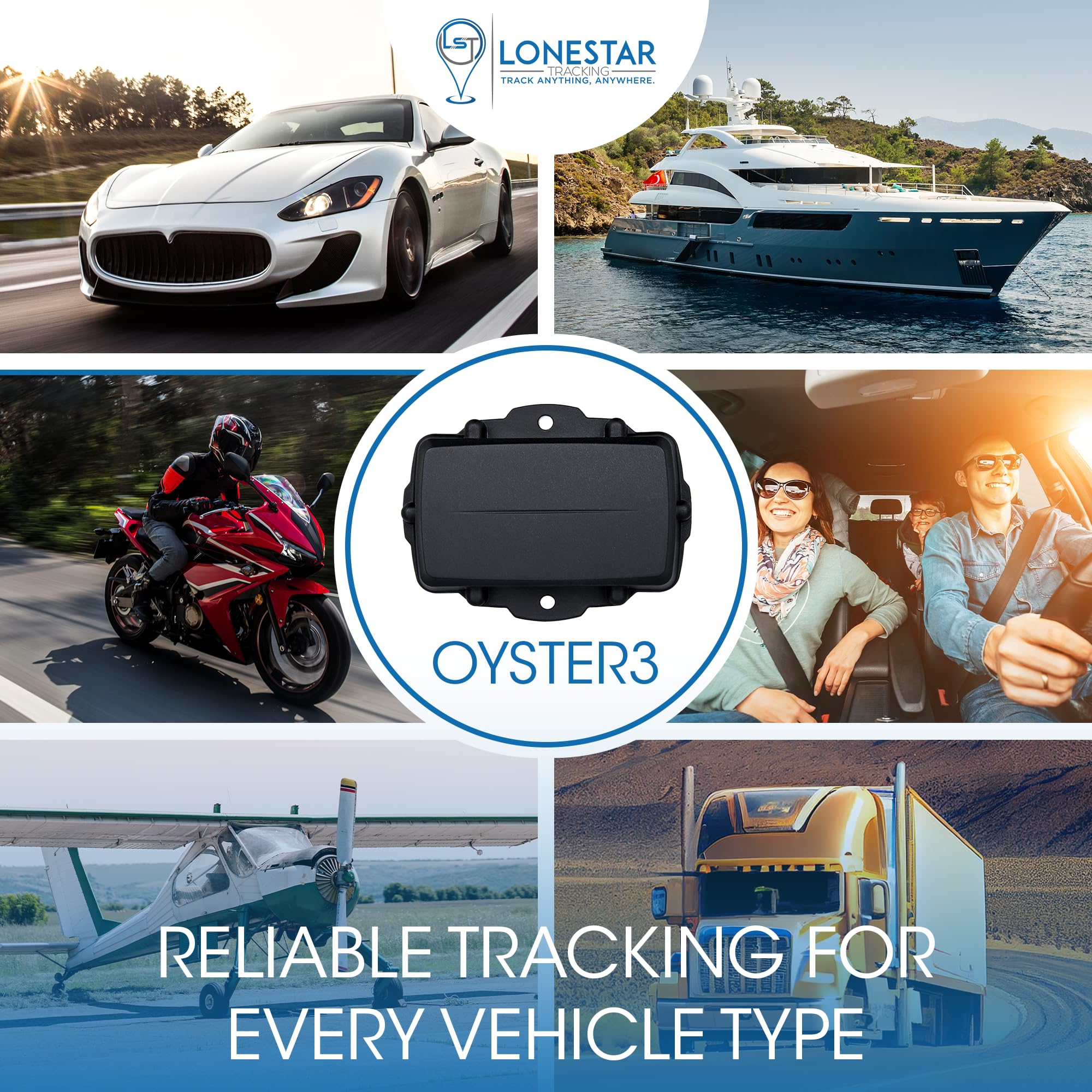 Lonestar Tracking Gps Tracker: Oyster3 4G/5G   Long Battery Life Hidden Car Gps Tracker Device, Anti Theft Car Security For Vehi