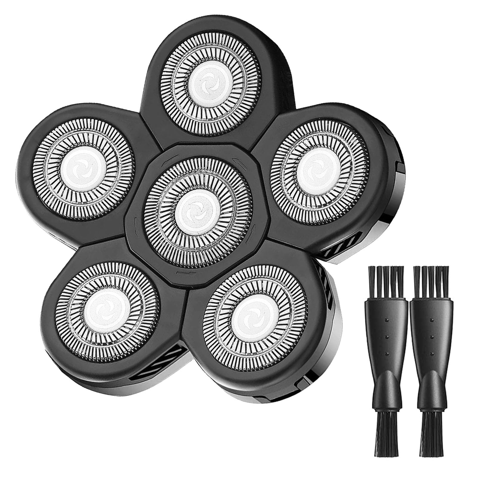 Aw Shaver Replacement Head, 6 Blades Head Shaver Replacement Heads Compatible With Aidallswellup Replacement Head For Aidallswel