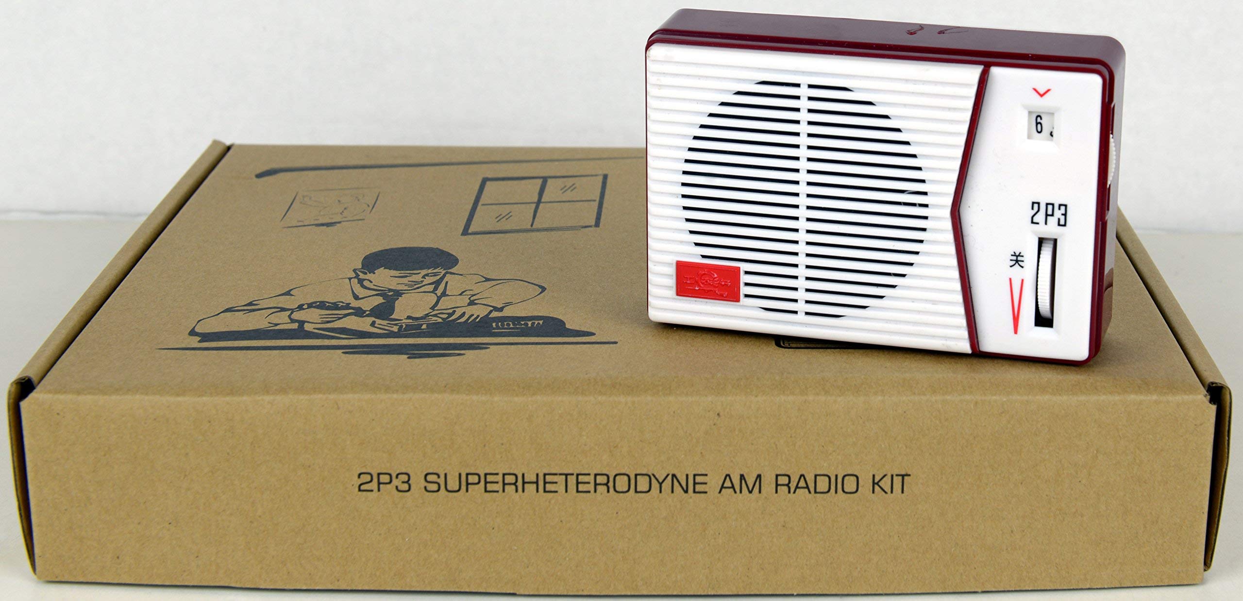 Tecsun 2P3 Am Radio Receiver Kit   Diy For Enthusiasts, Built It Into A Radio Case !