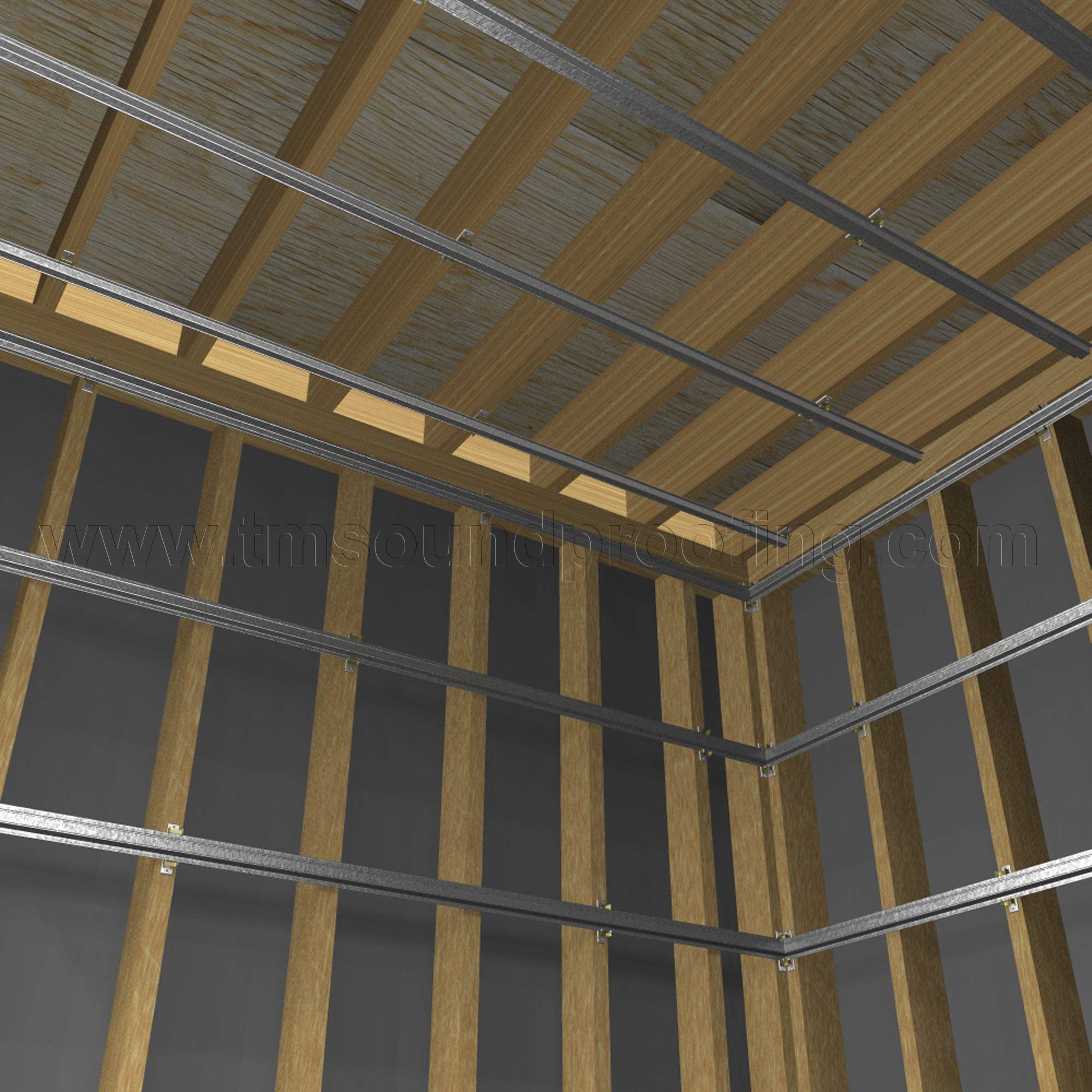 Green Glue Noiseproofing Whisper Clips - 10 Pack - Screws Included