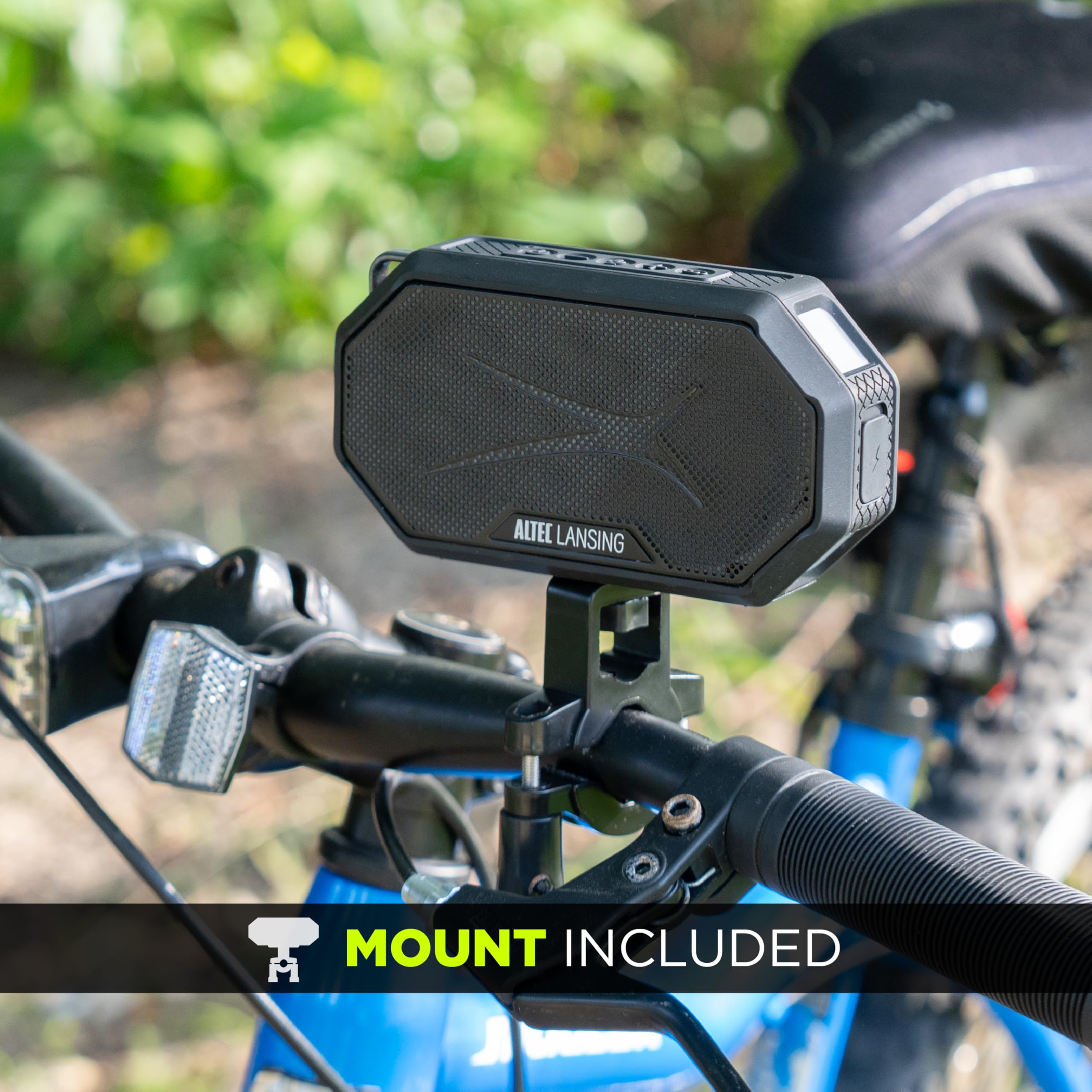 Altec Lansing Portable Bluetooth Speaker Hydramini 2.0, Ip67 Waterproof, Portable Speaker, 12H Playtime, Wireless Pairing, Usb C