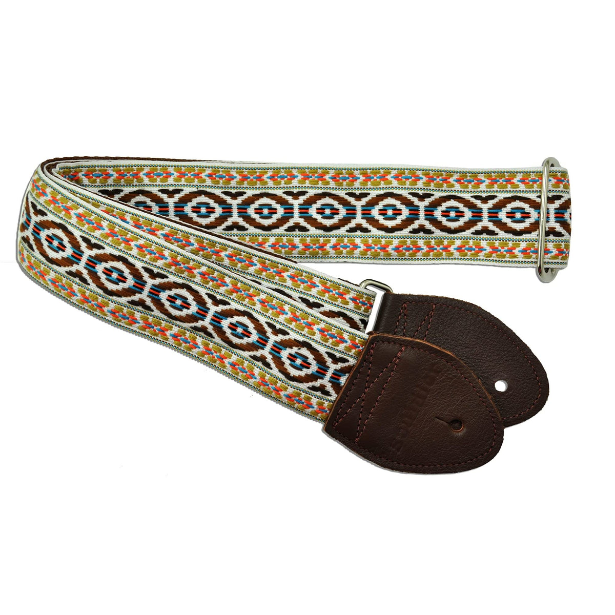 Souldier Gs0127Nm02Wb   Handmade Seatbelt Guitar Strap For Bass, Electric Or Acoustic Guitar, 2 Inches Wide And Adjustable Lengt