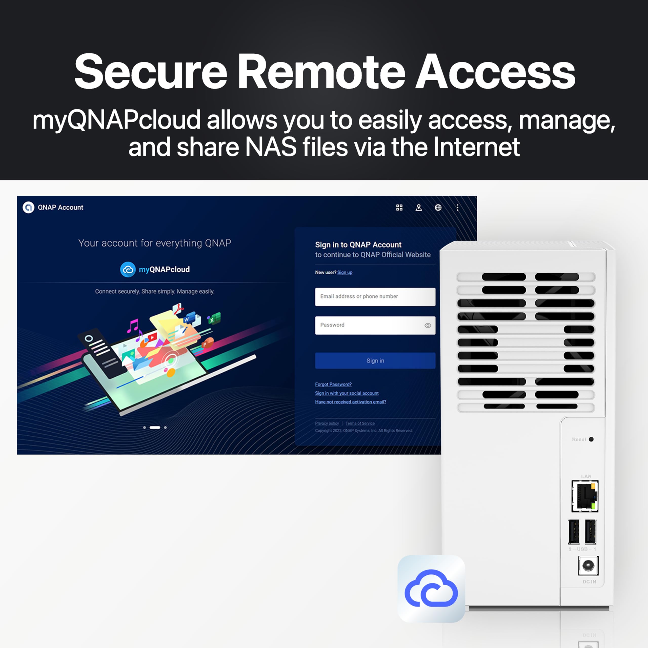 Qnap Ts 233 24Wd Us 2 Bay Home Nas With 4Tb Storage Capacity, Preconfigured Raid 1 Wd Red Plus Hdd Bundle, With 1Gbe Ports