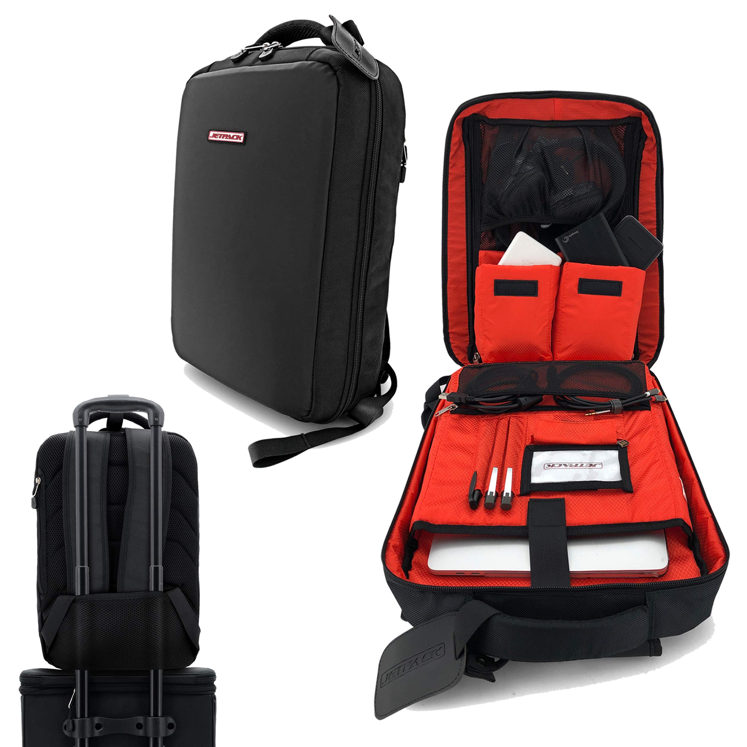 JetPack Snap Backpack for Non DVS, Club DJ Gig Set up, This Bag Protect Carry Mac, Laptop, Stand, Headphone, USB Mobile Devices,