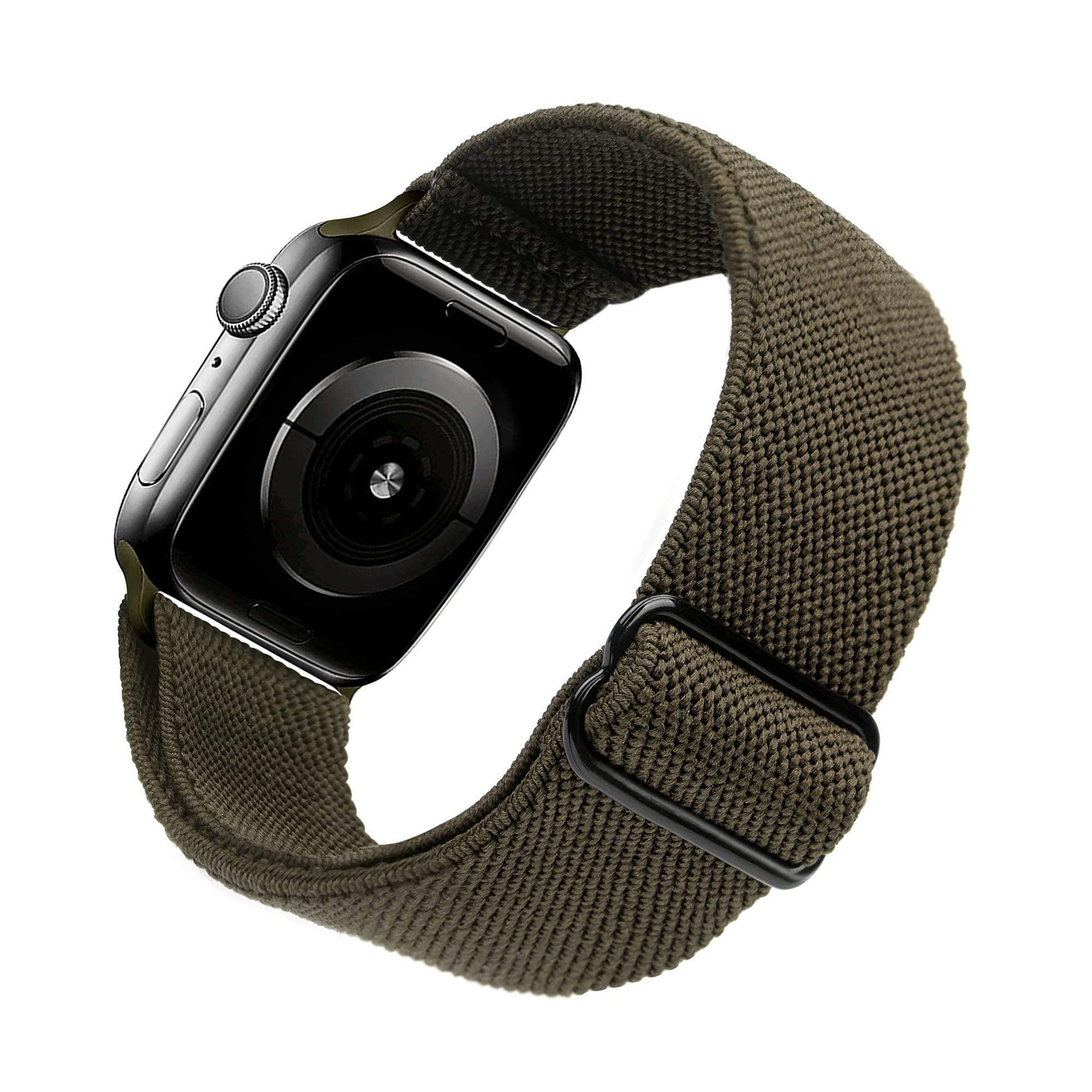 Arae Stretchy WatchBand Compatible for Apple Watch Band 49mm 45mm 44mm 42mm Comfortable Adjustable Sport Band for iWatch Series 
