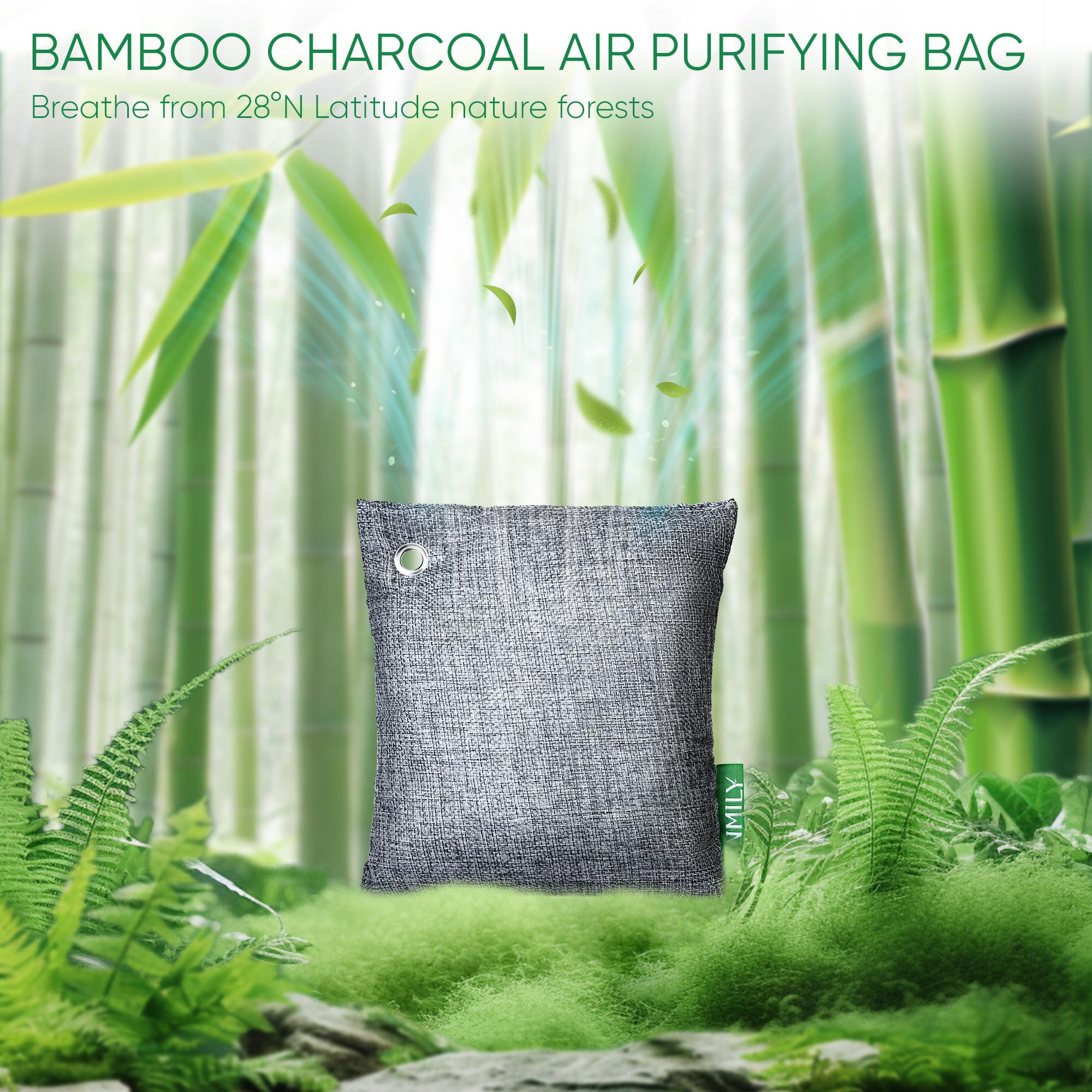 Activated Charcoal Odor Absorber, Odor Eliminator For Strong Odor,Bamboo Charcoal Air Purifying Bags For Home Car Closet Pet, Sm