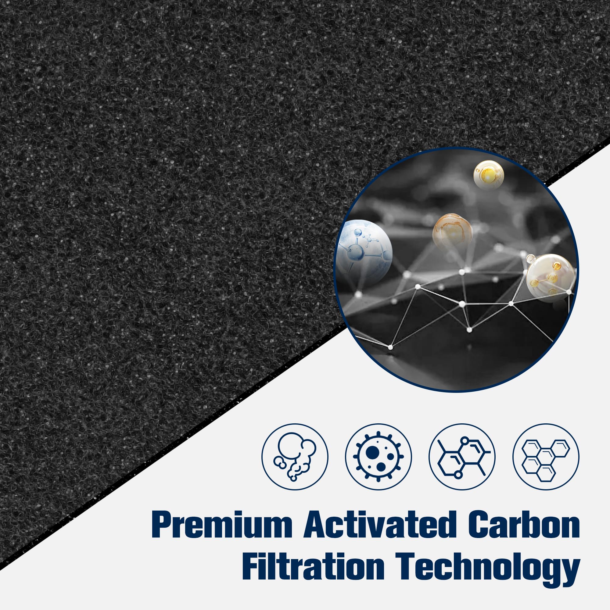 Blue Pure 311 Auto Filter Replacement For Blue Pure 311 Auto Air Puri Fier, H13 True Hepa Filter And Activated Carbon Filter Pac