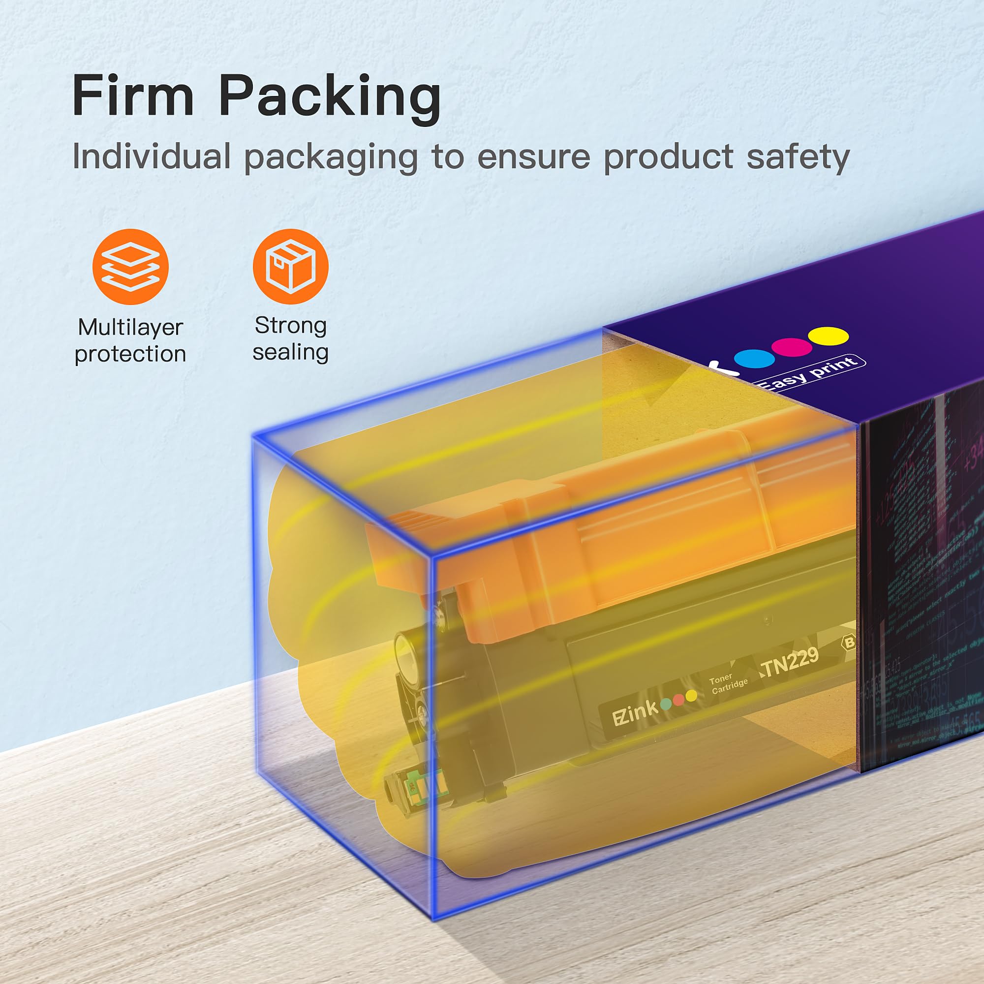 E Z Ink Compatible Replacement For Brother Tn229 Tn229Xl Toner Cartridges 4 Pack High Yield For Mfc L3780Cdw Hl L3280Cdw Mfc L37