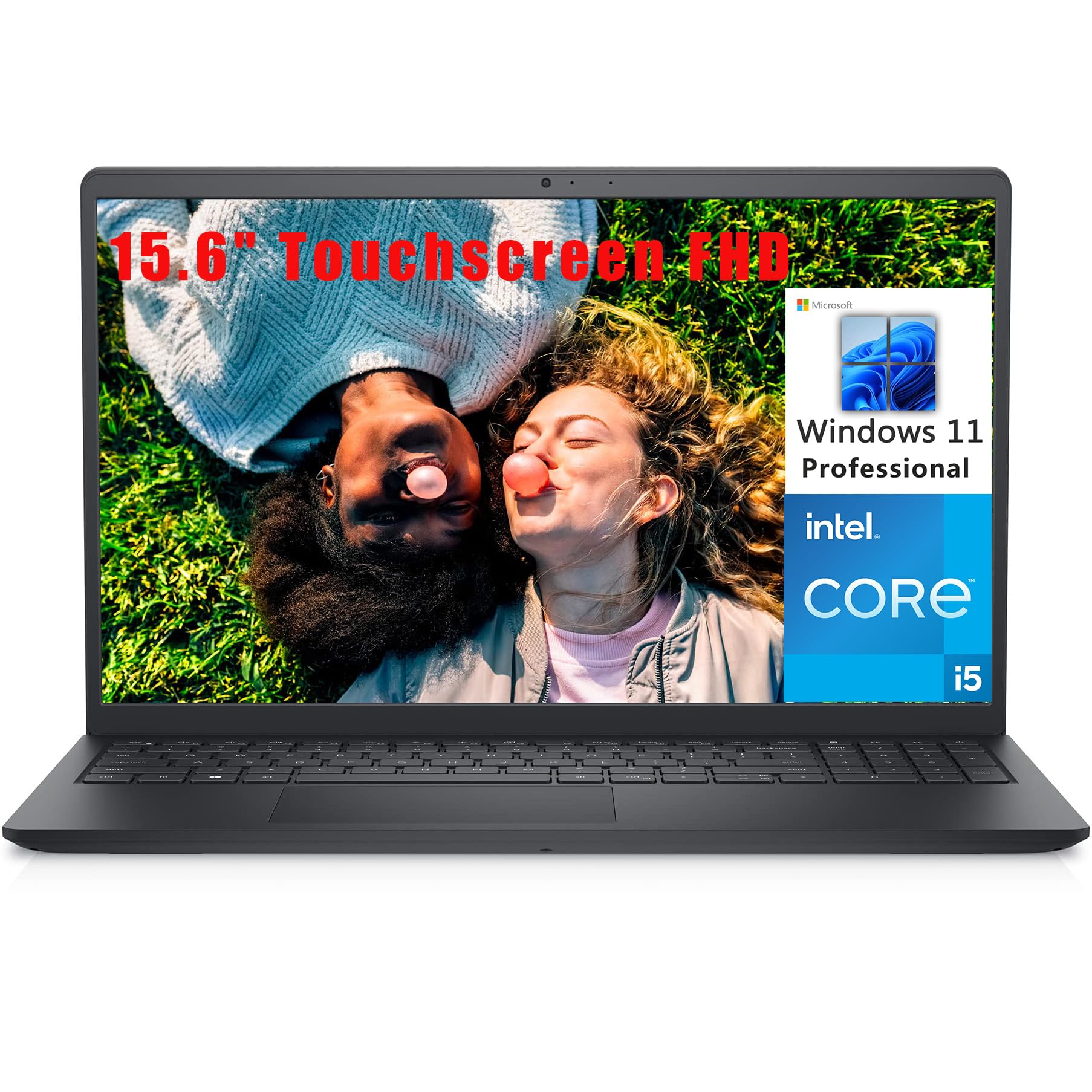 Dell Inspiron 15 3520 15.6 Touchscreen FHD Business Laptop Computer, Intel Quad-Core i5-1135G7 (Beat i7-1065G7), 32GB DDR4 RAM,