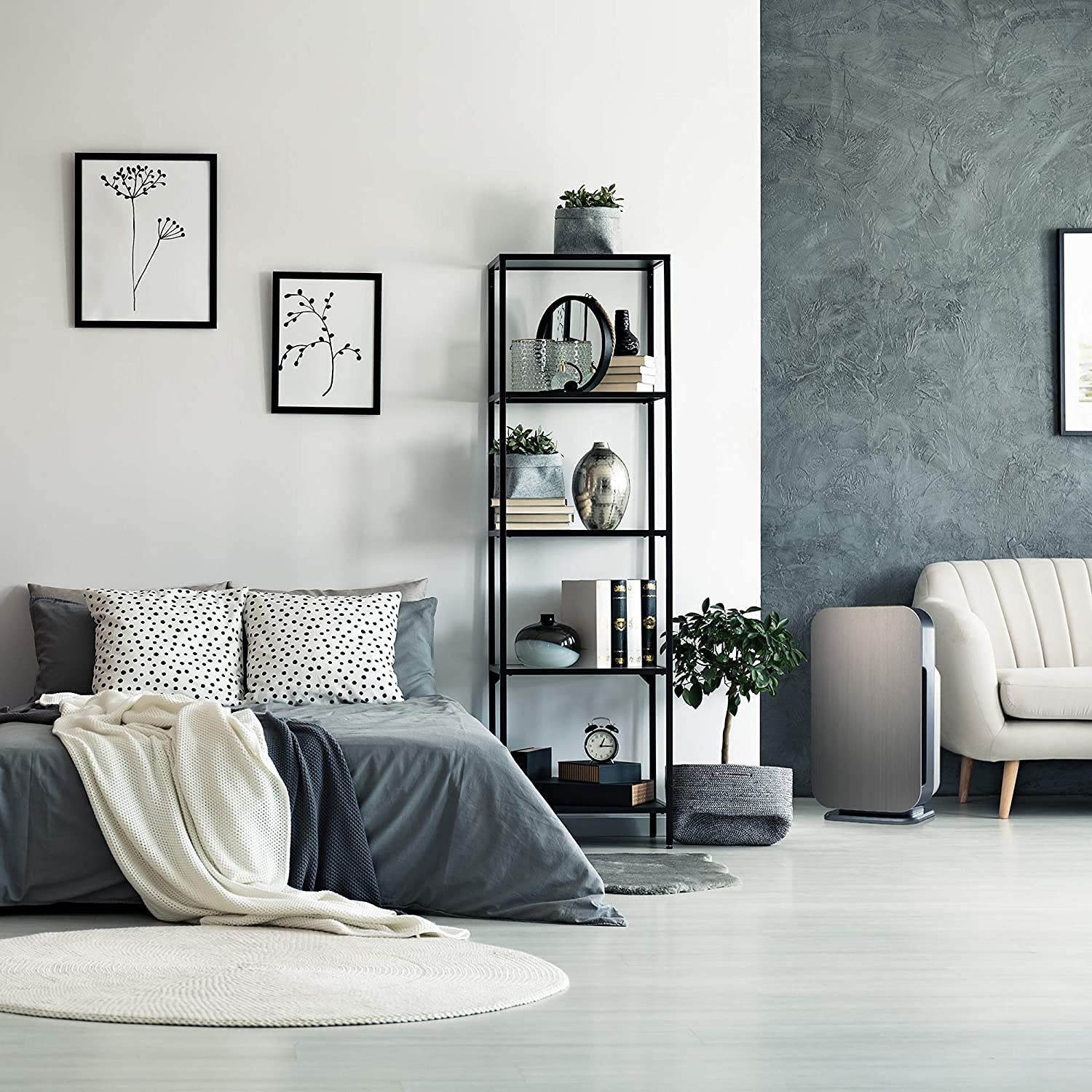 Alen Air Purifier Breathesmart Flex Hepa With Fresh Filter   1400 Sq. Ft   Perfect For Bedrooms   Captures Allergens, Dust, & Mo