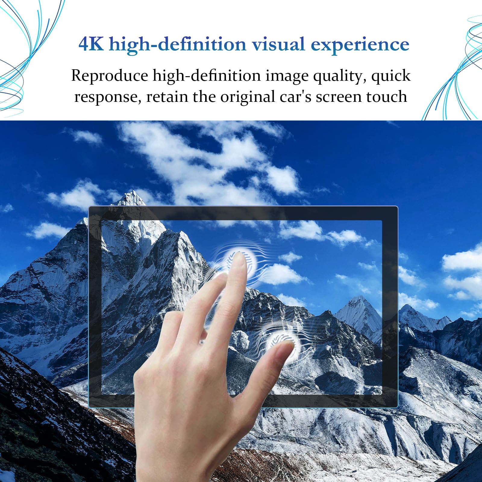 Sktu For 2022 2024 Jeep Grand Cherokee Screen Protector 10.1 Inch 2023 2024 Grand Cherokee Accessories For 2022 2024 Grand Cherokee Limited/Overland/Summit/Summit Reserve/Trailhawk