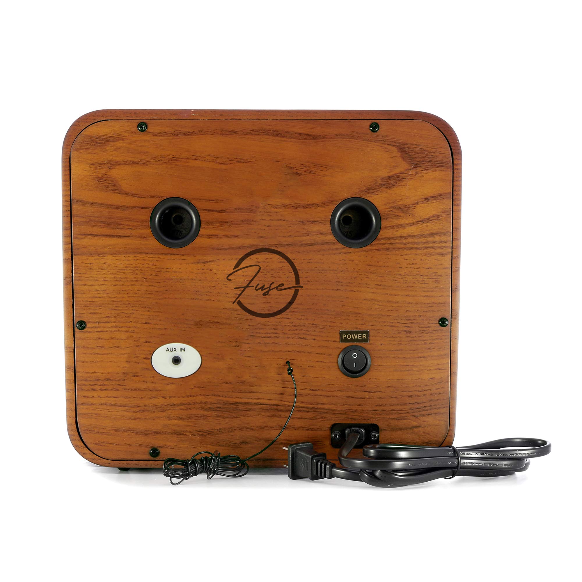 Fuse Rad V1 Vintage Retro Radio | Am/Fm Radio Speaker With Bluetooth & Aux Input | Mid Century Modern Style | Real Handcrafted A