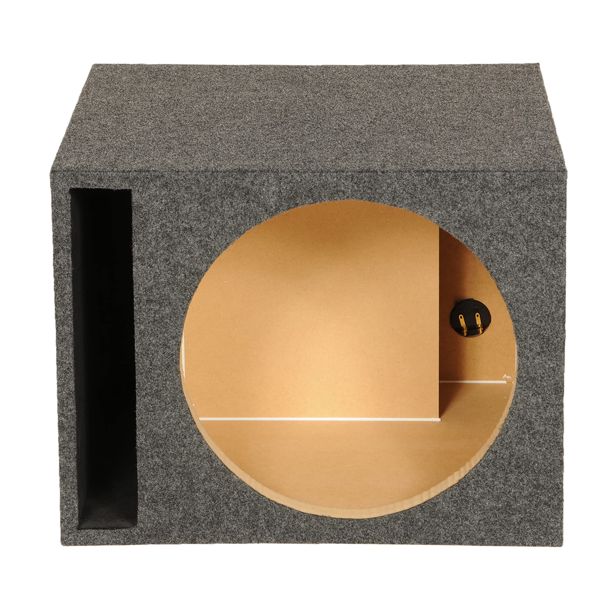 Qpower Single 15'' Mdf Woofer Box Vented