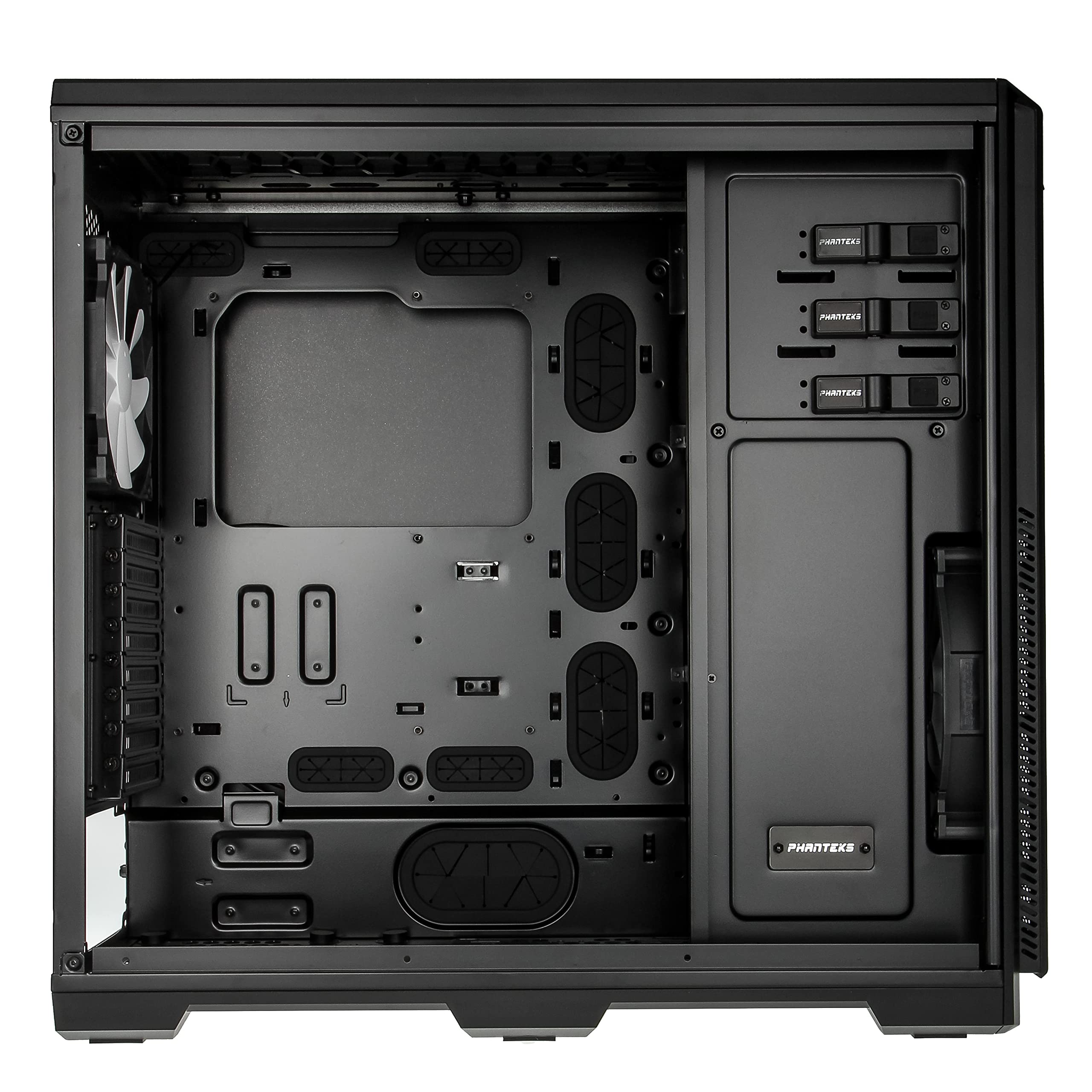 Phanteks Enthoo Pro Full Tower Chassis Without Window Cases Ph Es614Pc_Bk,Black No Window