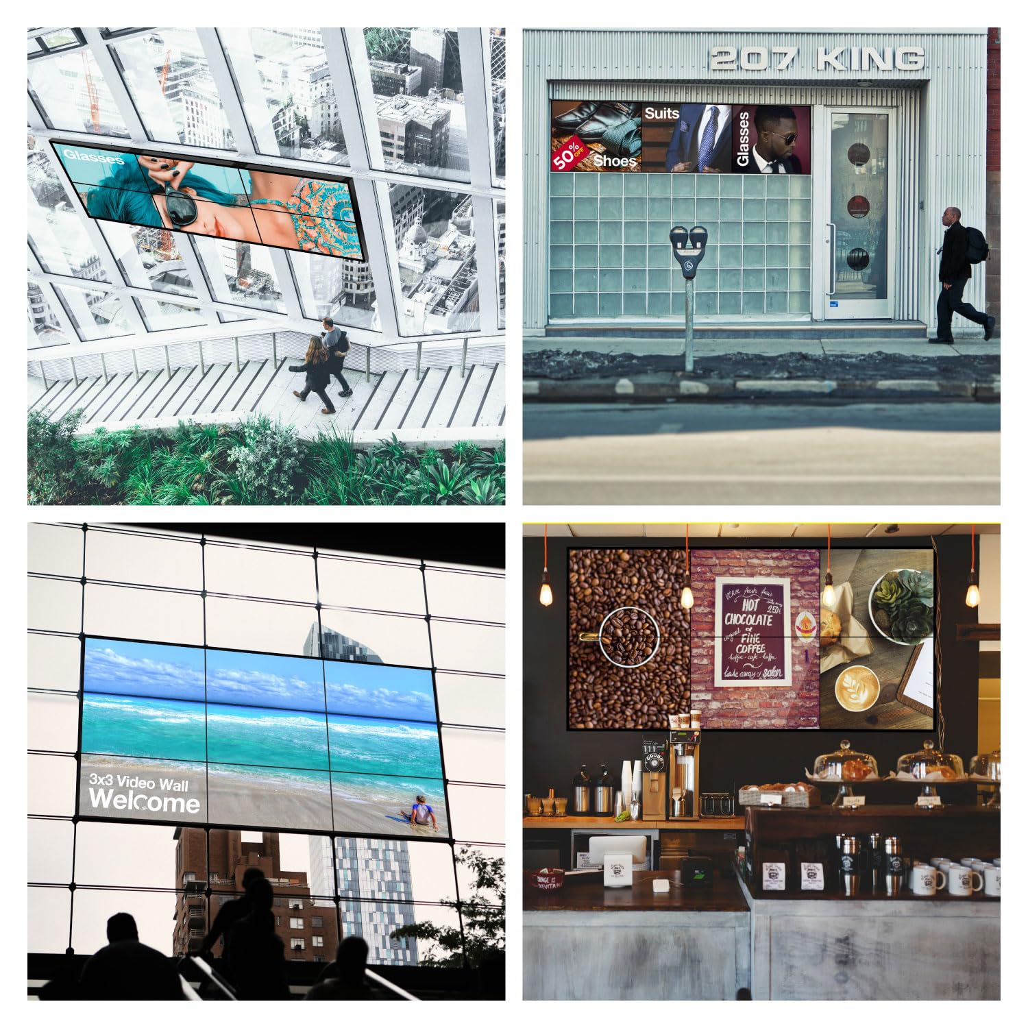 Expert Connect 3X3 Video Wall Controller | 4K@30Hz | Edge Masking | 1X2, 1X3, 1X4, 2X1, 2X2, 2X3, 2X4, 3X1, 3X2, 3X3