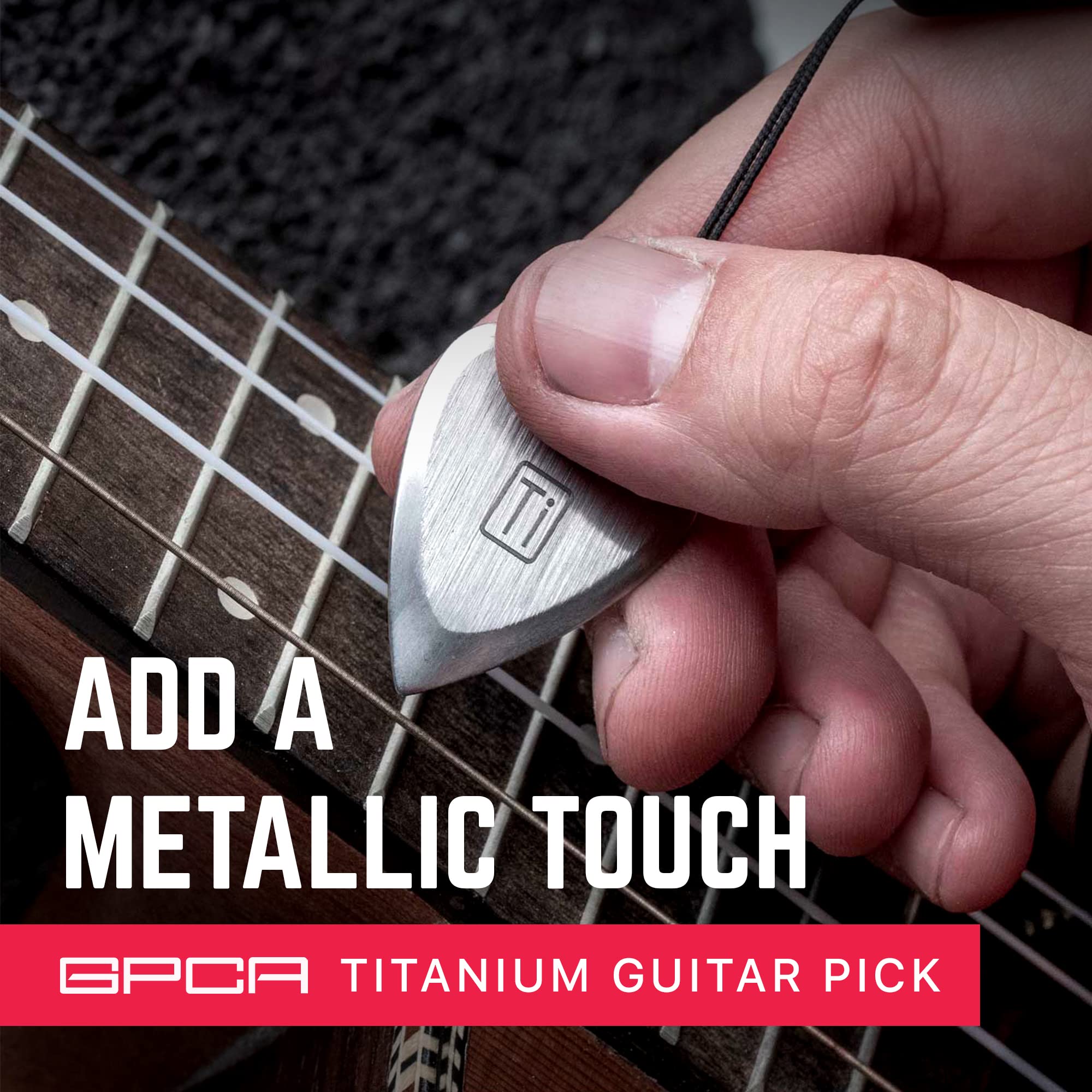 Titanium Guitar Picks, Must-Have Guitar Accessories For Music Lovers, All-Around Metal Pick For Bass, Ukulele, And More, Awesome