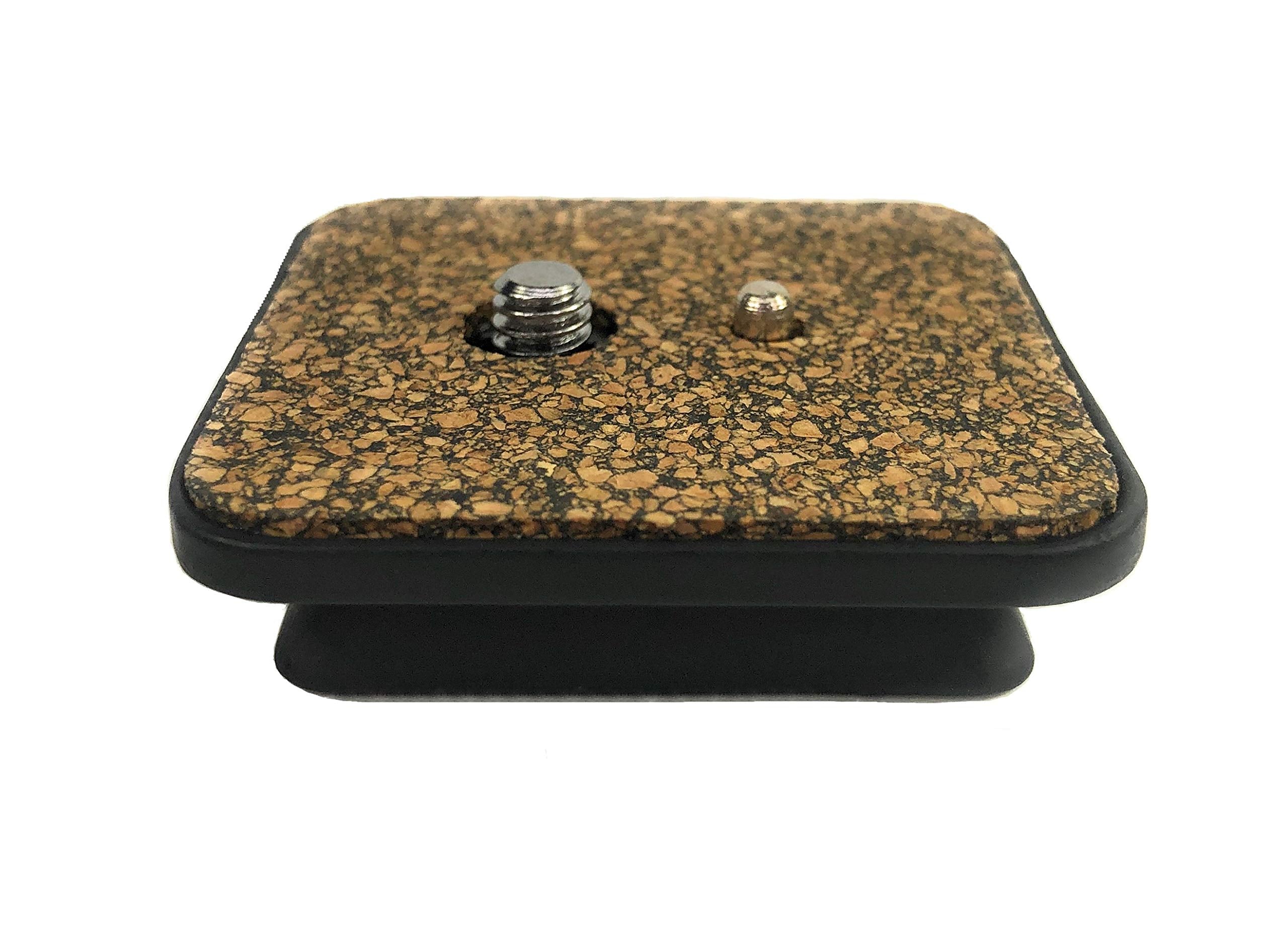 DaVoice 42mm Tripod Quick Release Plate Head Mounting Parts Replacement for Ambico V-0554, Promaster 6100 6160 7100 FW29T, Vivitar V3000 Hakuba S-4500 S-6000 Velbon Sherpa 200R 800R Tripod Mount 1 5/8 -Like New