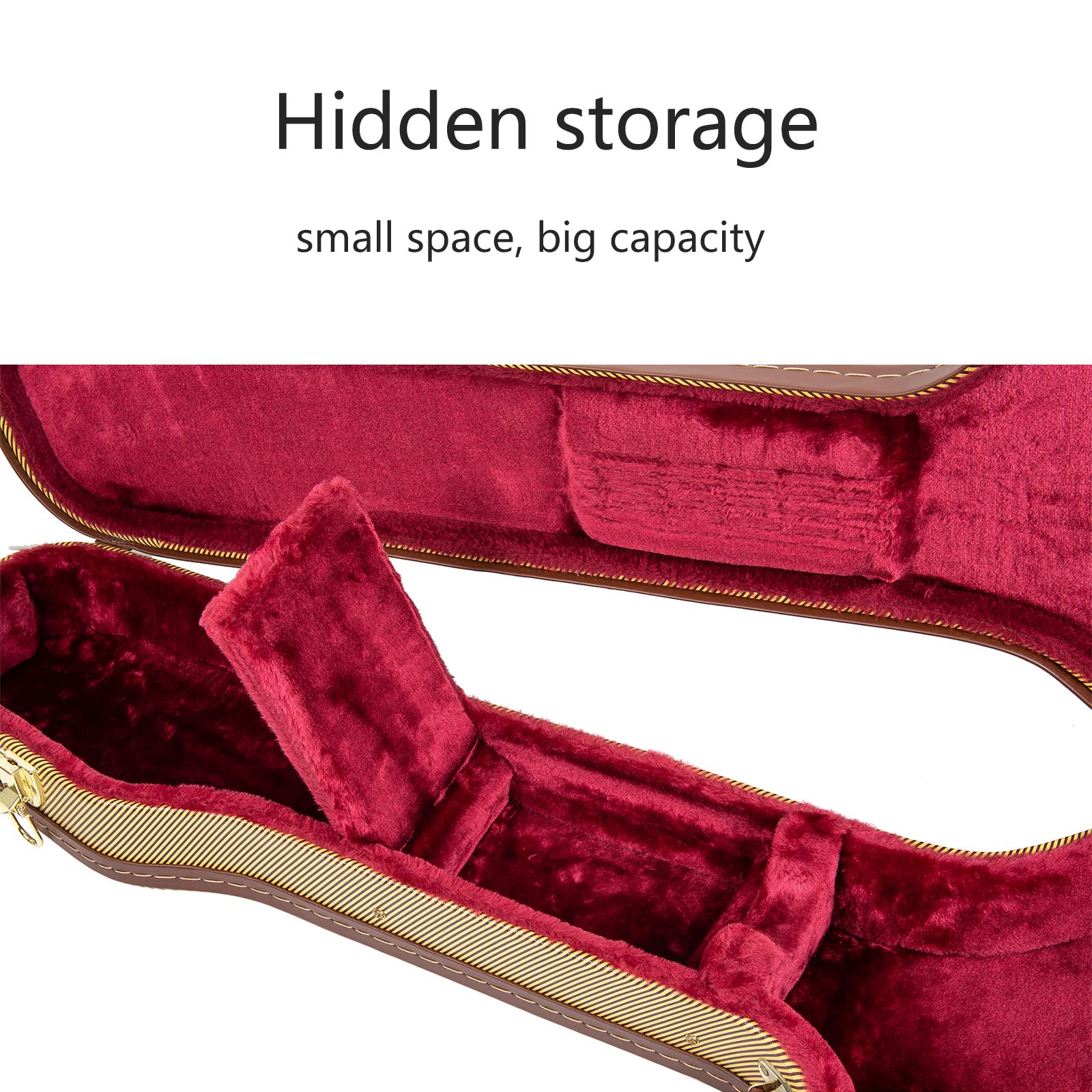 Crossrock Wood Case Fits Right Hand Precision Bass Style Guitars Vinyl Tweed(Crw620Pbtw)