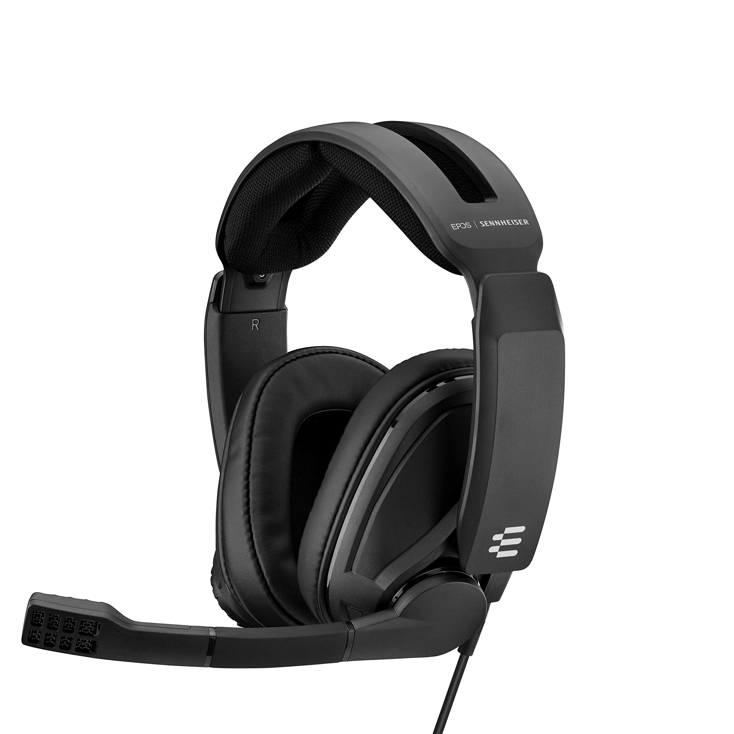 Epos I Sennheiser Gsp 302 Gaming Headset With Noise Cancelling Mic, Flip To Mute, Comfortable Memory Foam Ear Pads, Headphones F