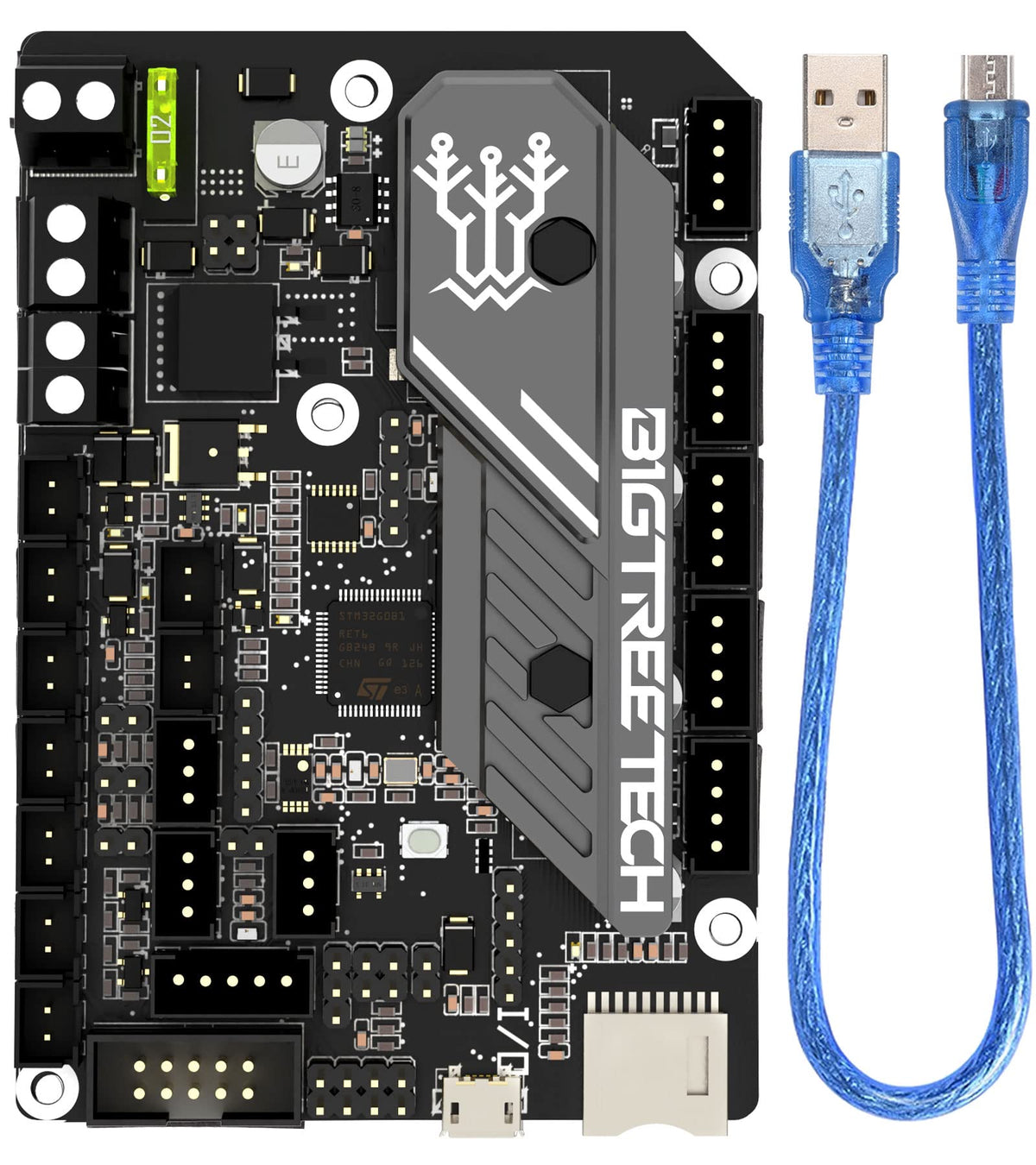 Bigtreetech Skr Mini E3 V3.0 32Bit Control Board With Tmc2209 Uart Stepper Driver New Upgrade 3D Printer Silent Board For Ender