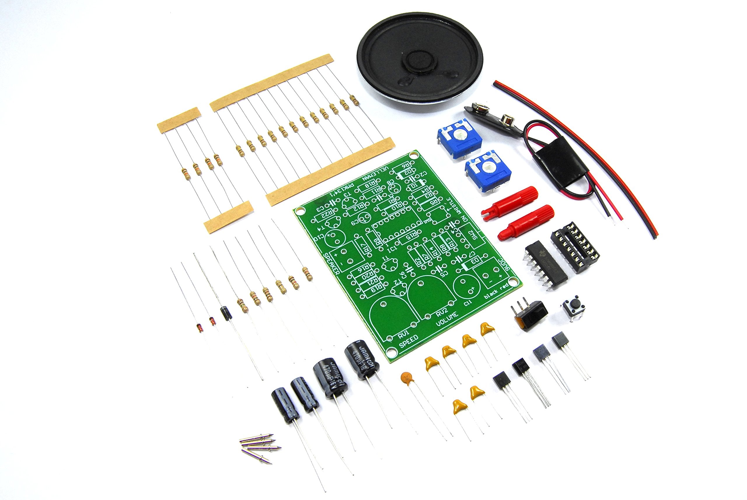 Velleman MK134 Steam Engine Sound Generator Mini Kit, 240 V, multicolored