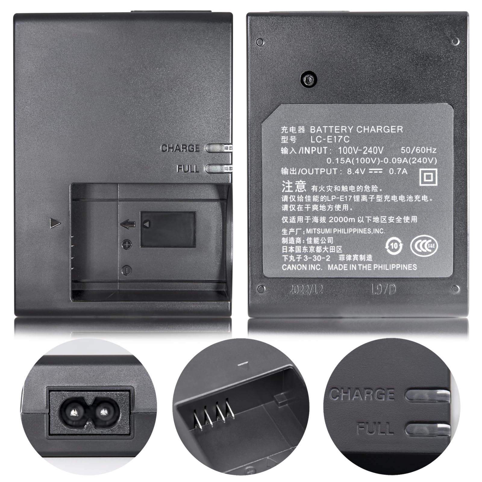 Cjq Lp E17 Lc E17 Battery Charger For Canon: Compatible Lc E17E Lc E17C Eos M3 M5 M6 Mark Ii 77D 200D 750D 760D 800D 8000D 9000D