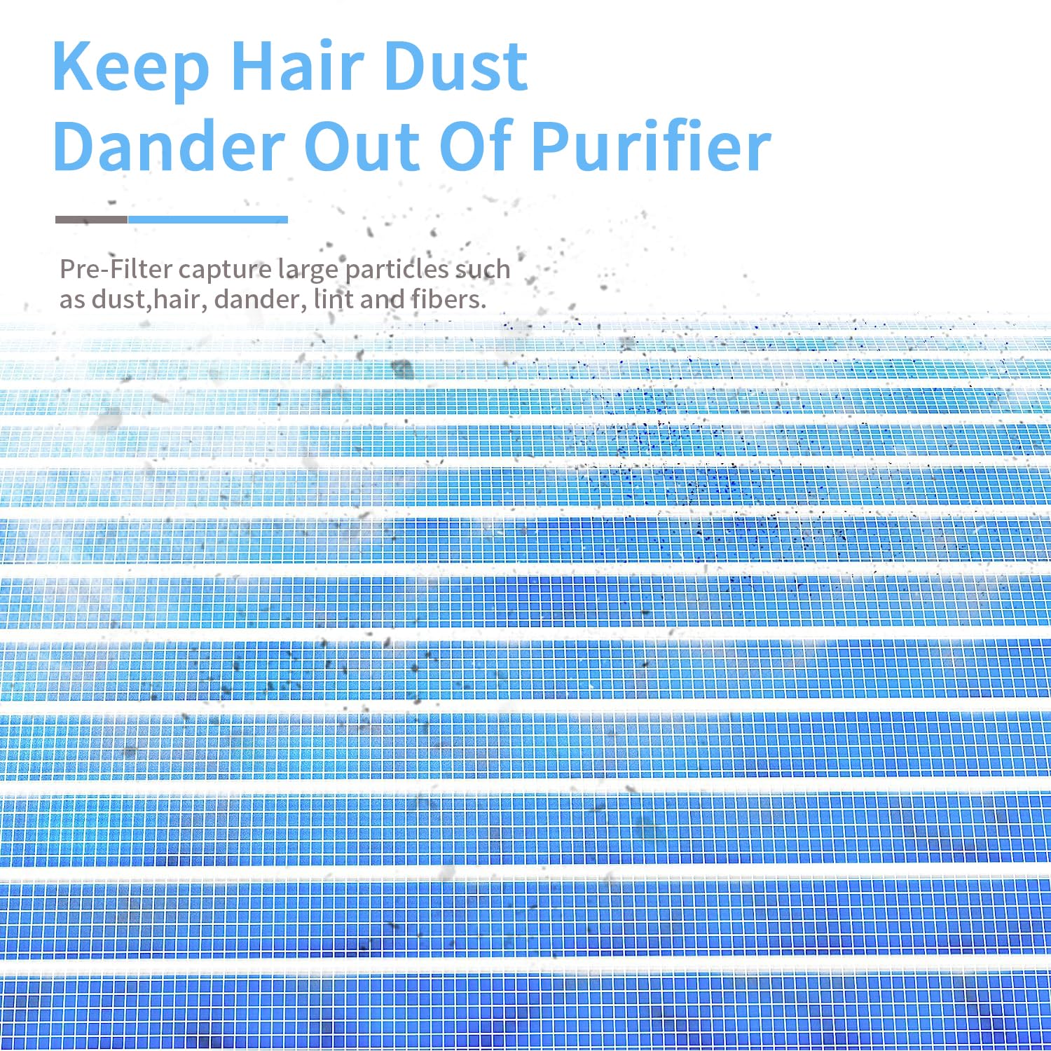 2Pack Mk01 Mk06 Tz K1 Air Filter Replacement Compatible With Aroeve Mk01 Mk06 Air Purifier,Tolife Tz K1,Fre Aire Kn6391,Hap601,M