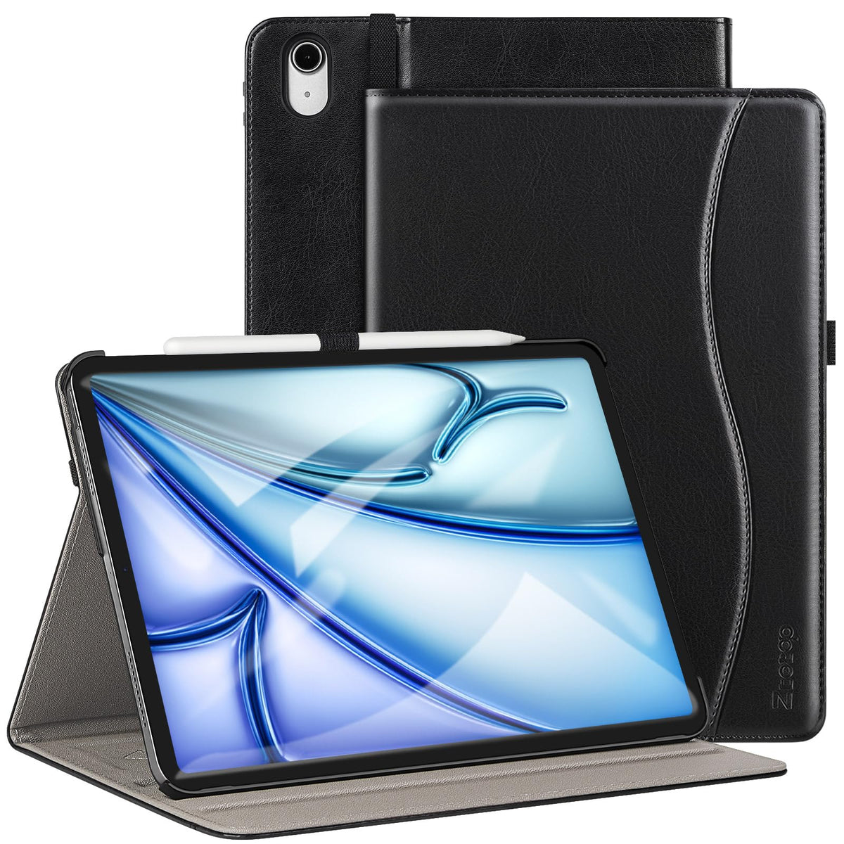 Ztotopcases For Ipad Air 13 Inch Case 2024 (M2) /Ipad Pro 12.9 Inch Case 3Rd Gen 2018, Premium Leather Folio Cover (Supports Ipa