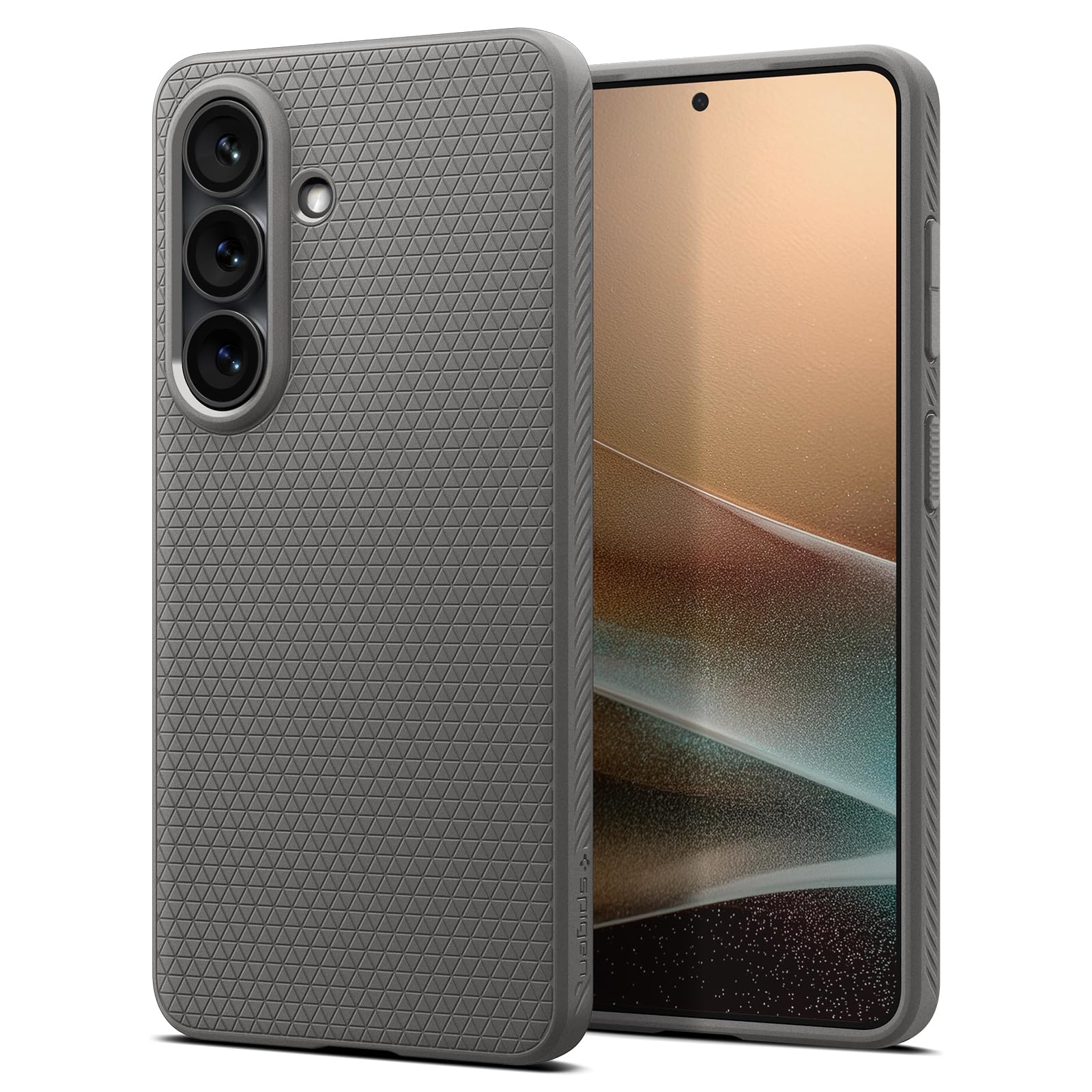 Spigen for Galaxy S26 Plus Case, Liquid Air [No Magnet Ring] [Military-Grade Protection] - Marble Gray