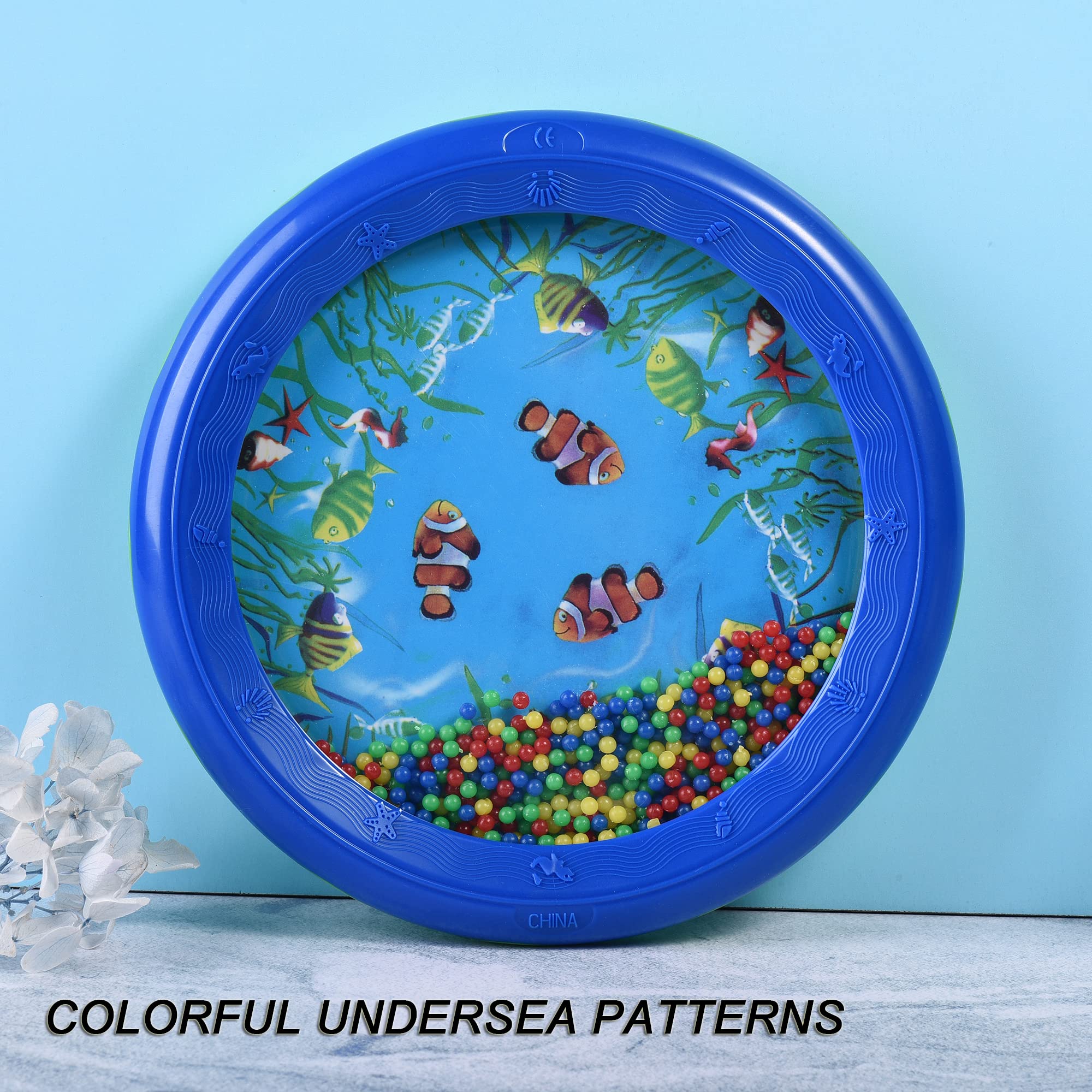 Ocean Drums Wave Bead Drums Sea Sound Drums Musical Instruments For Kid Child Baby