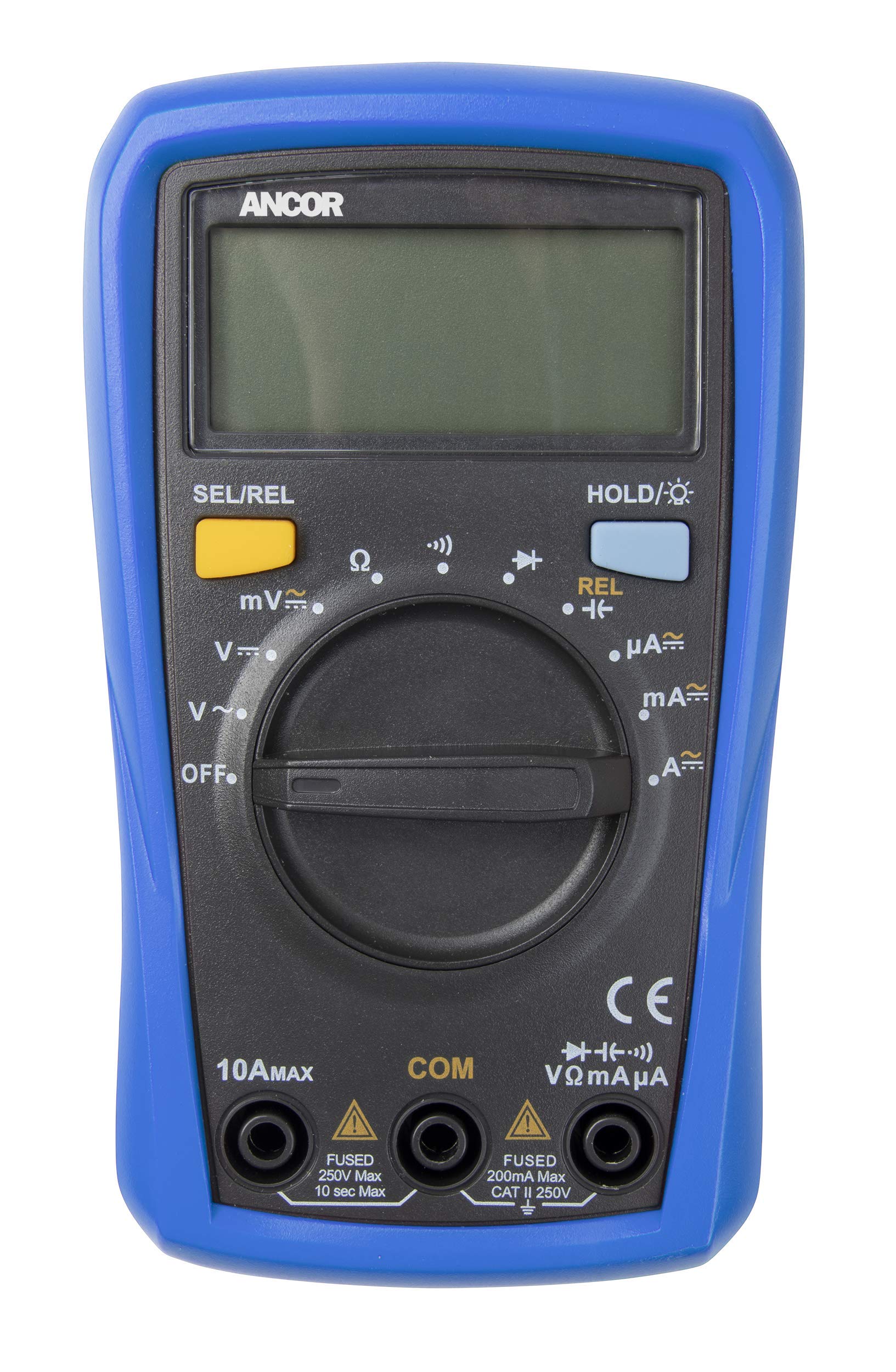 Ancor 703072 8 Function Digital Multimeter,Blue/Black,WBHDWB07YCBS48Y
