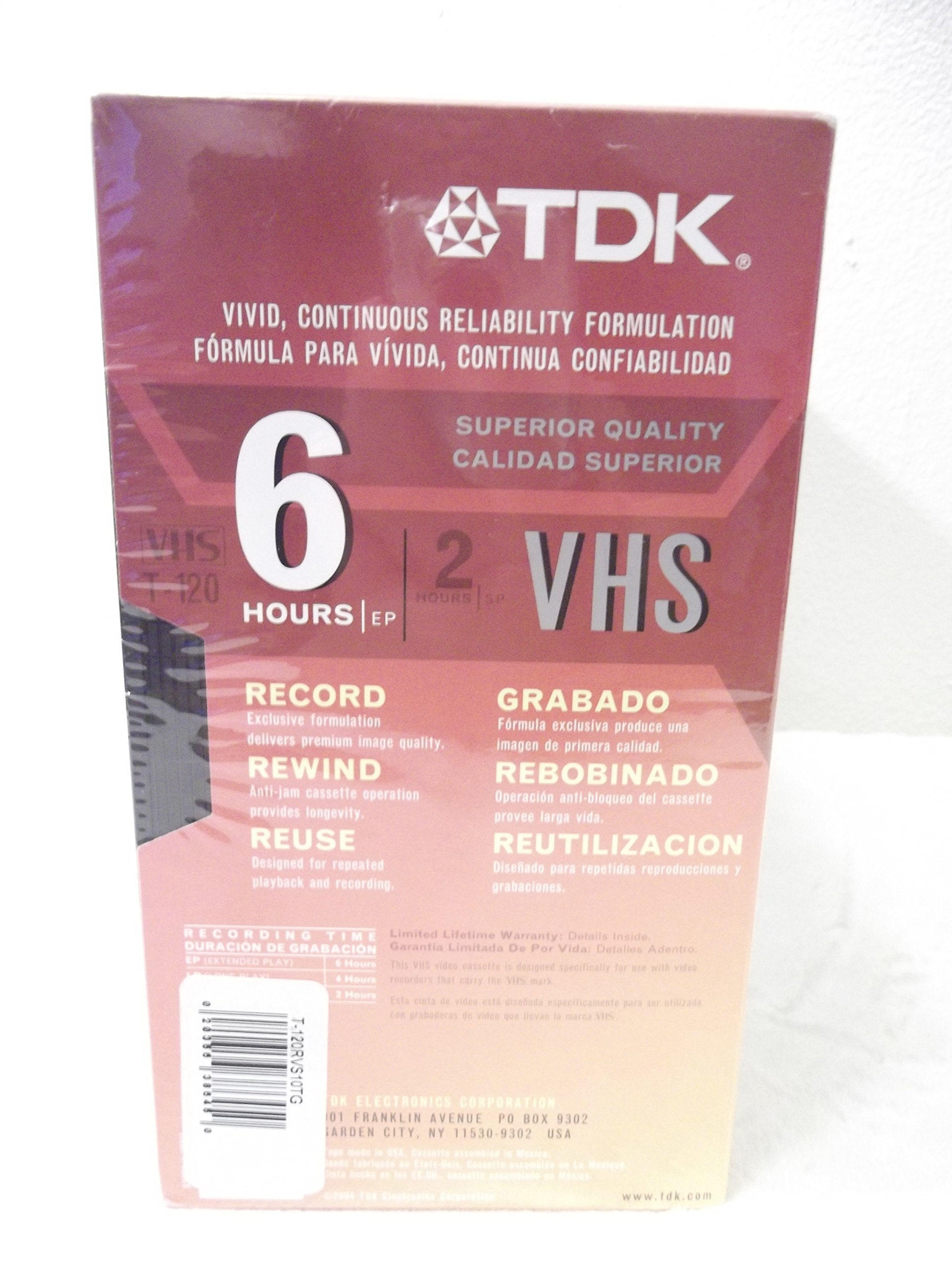 Standard Grade Video Tape 10 Pack (Pack Of 1)