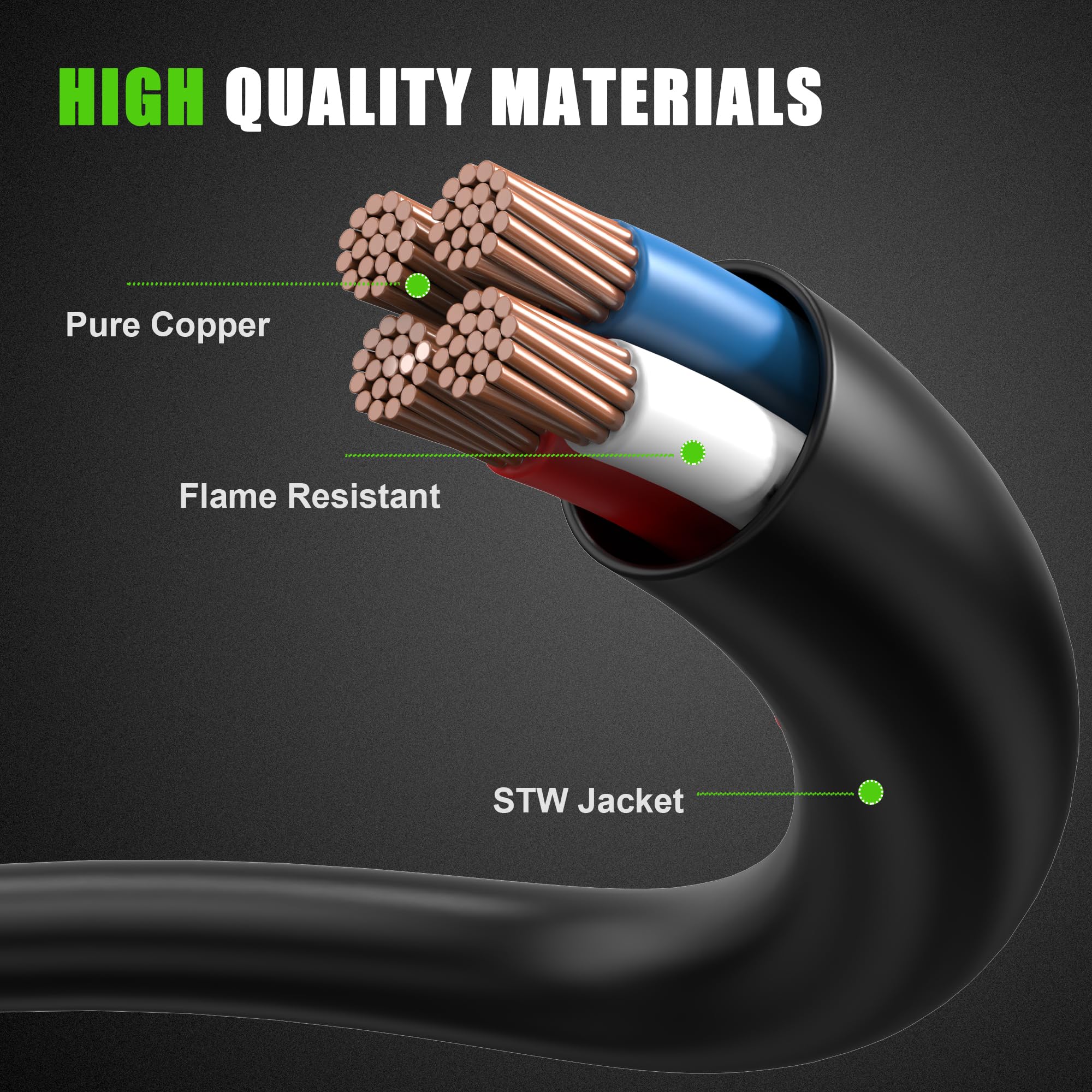 Evmaster Nema 14 30P To 14 50R Ev Charger Adapter Cord,4 Prong Outlets With Grip Handle,Compatible With Ev And Dryer Use, 250 Vo