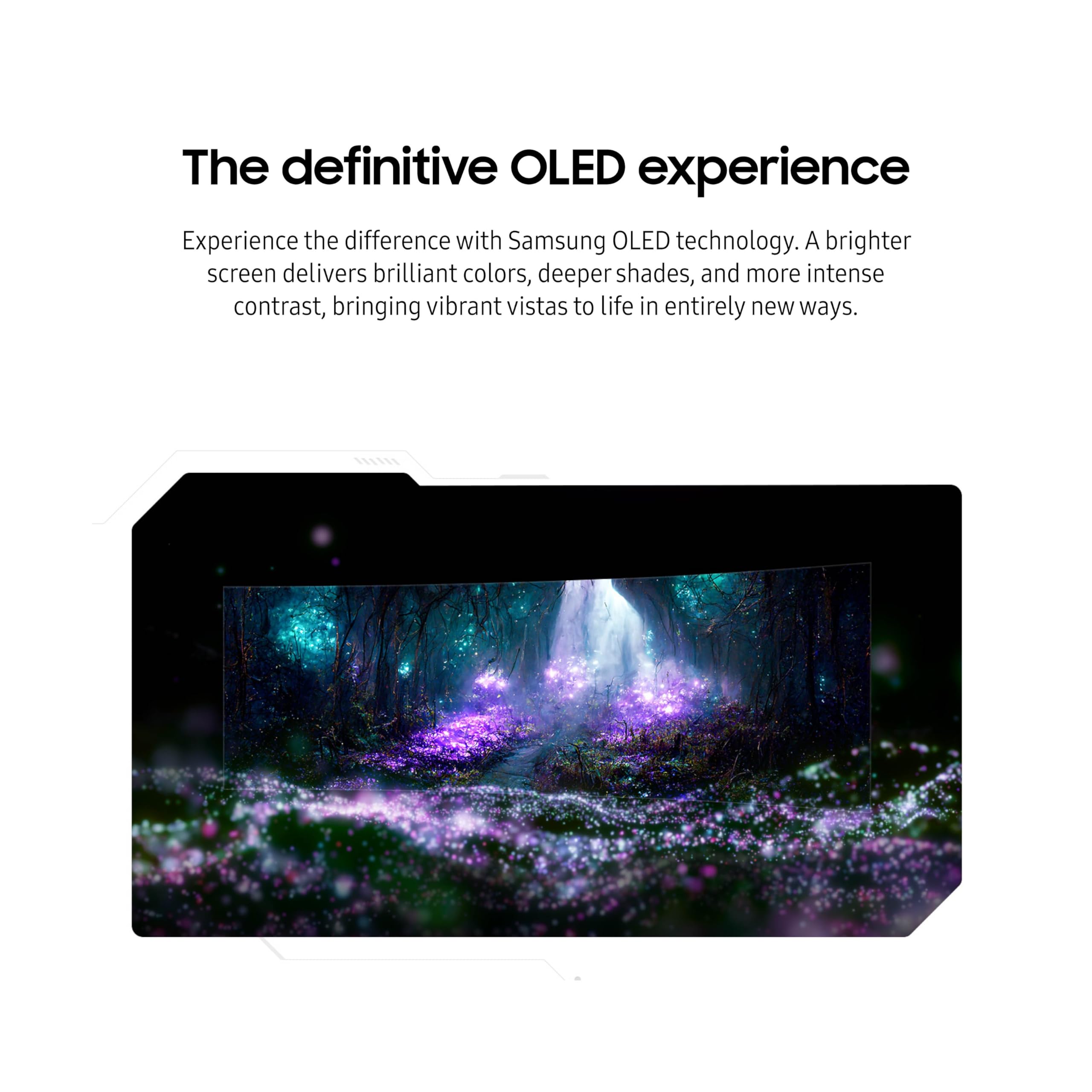 Samsung 49 Odyssey OLED Curved Gaming Monitor, QD-OLED, 240Hz, 0.03ms, Dual QHD, DisplayHDR 400, AMD FreeSync, Height Adjustable