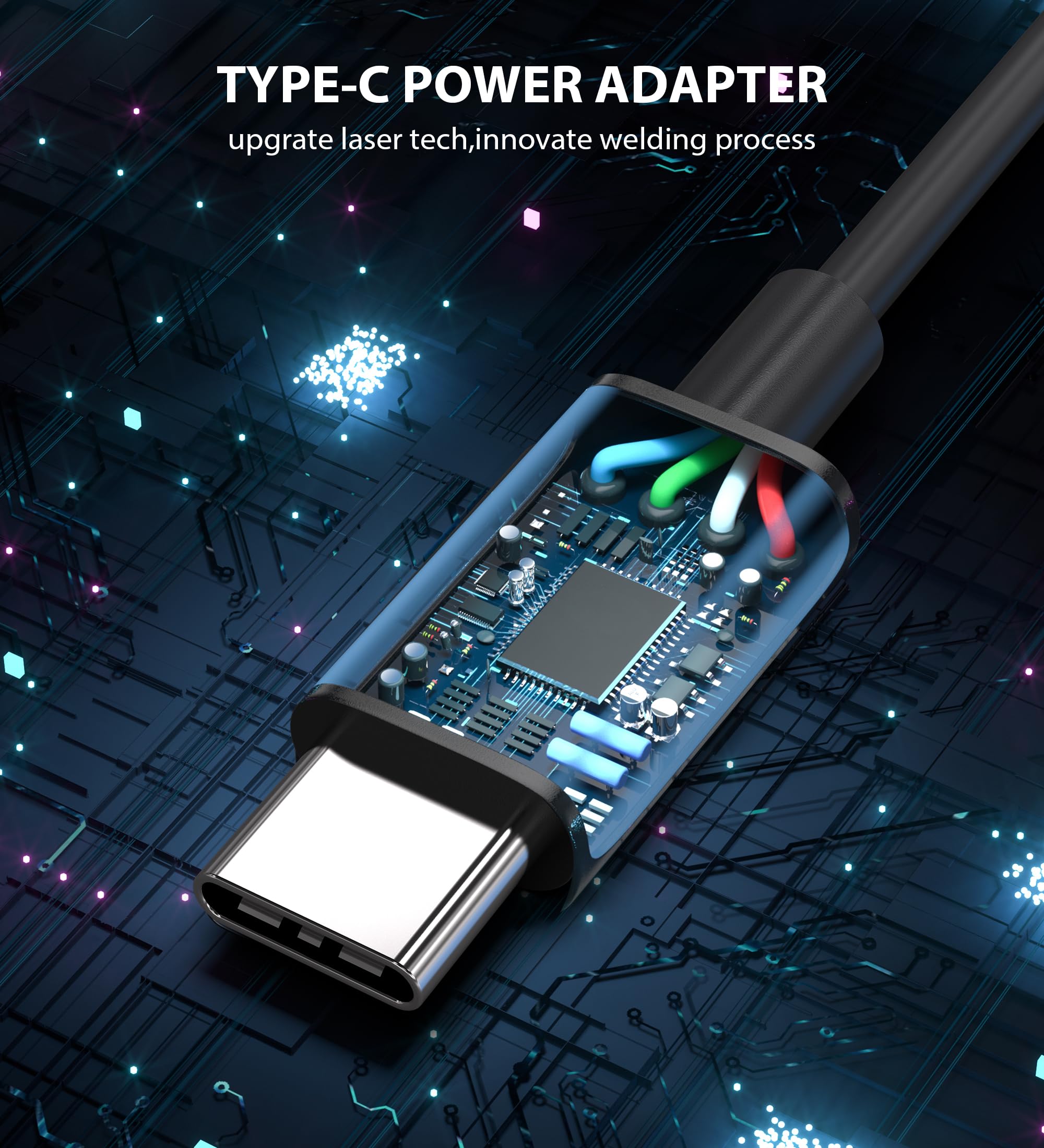 New Slim 65W Usb C Laptop Charger For Dell Latitude 5420 5430 5520 5530 5540 7420 7430 7440 7390, Xps 13 Chromebook Charger 3100