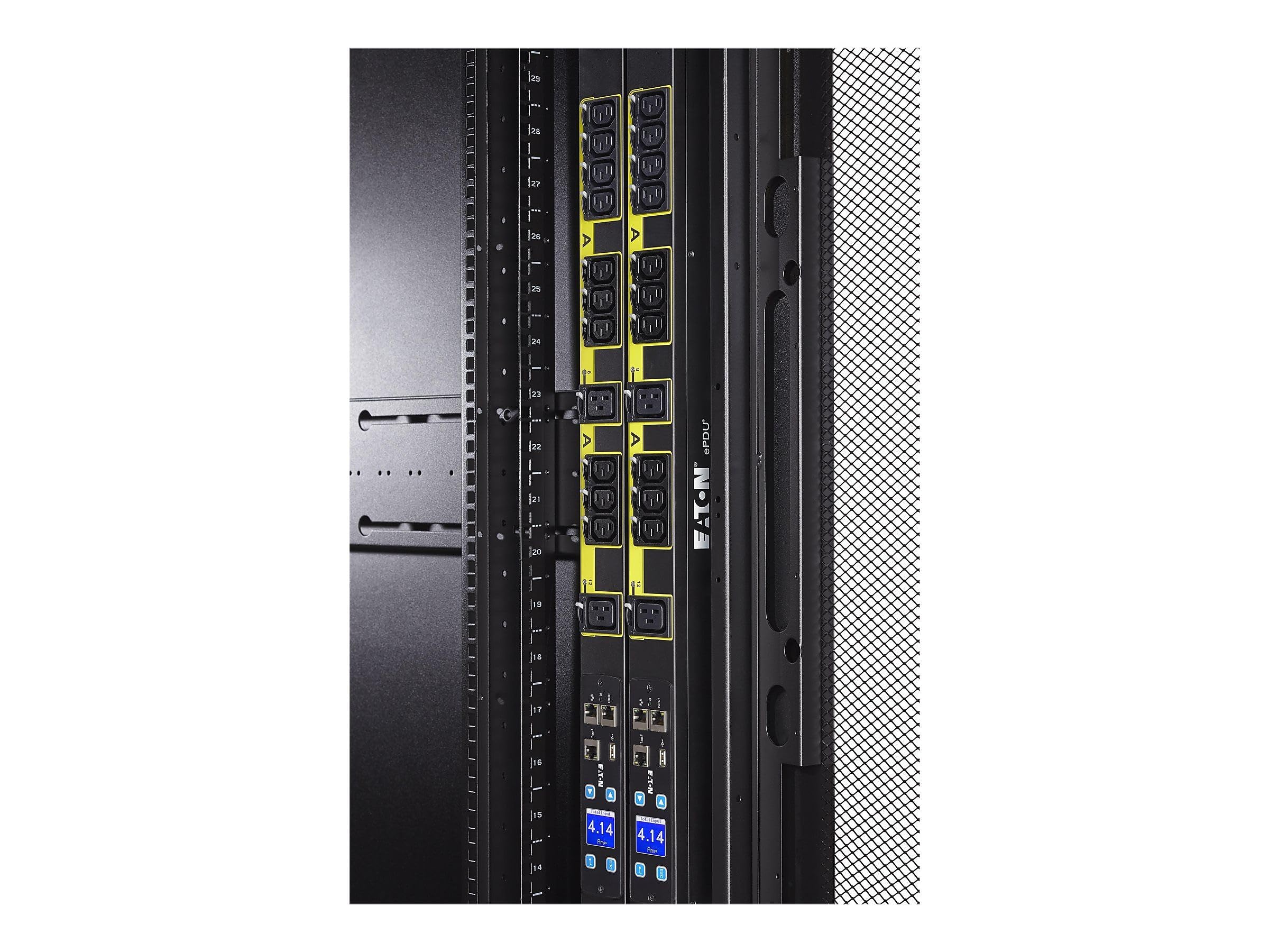 Eaton Electrical Ema107 10 Rack Mountable Power Distribution Unit, Black