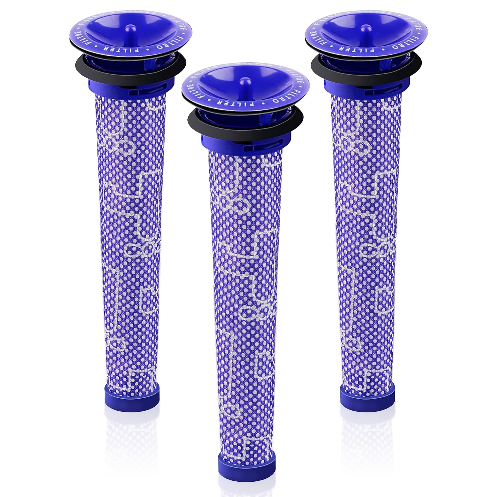 3Pack Pre Filter Replacement For Dyson V6 V7 V8 Dc58 Dc59 Series Vacuum Replace Part # 965661 01