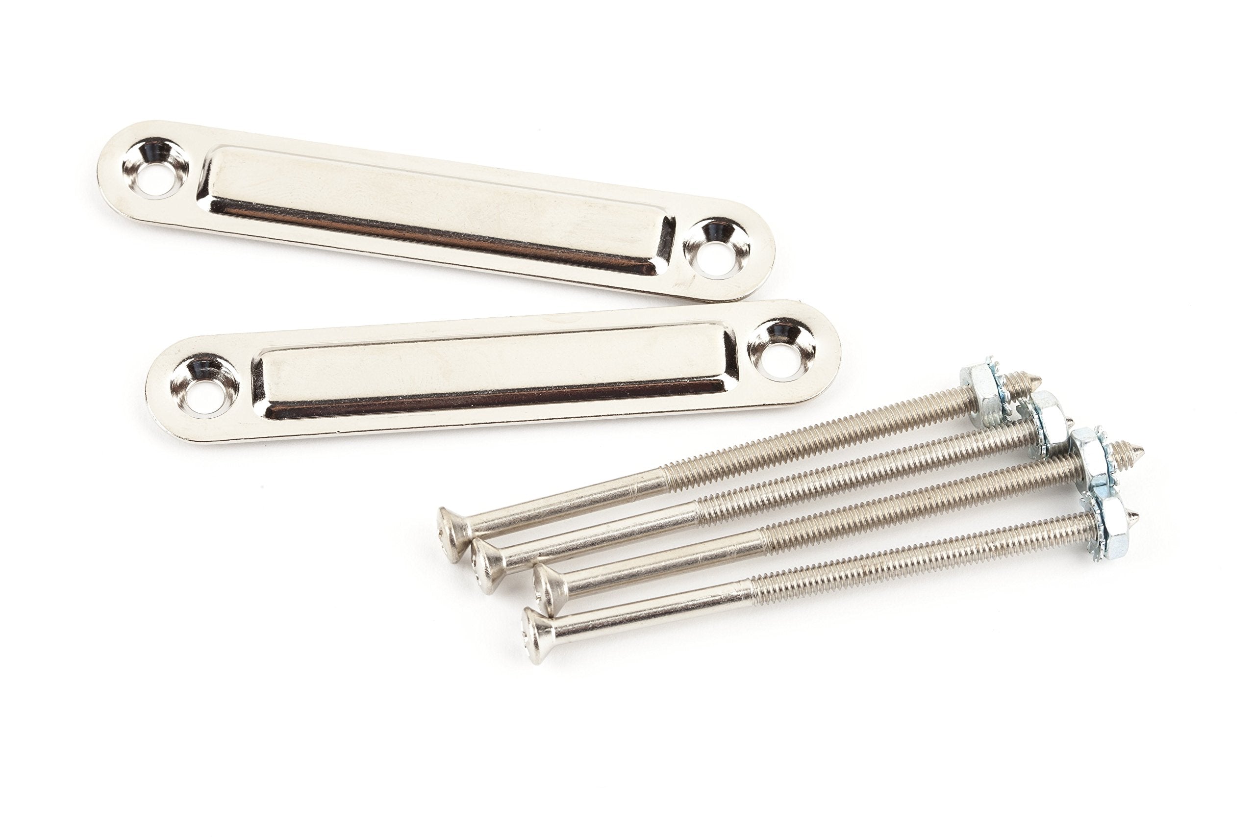 Fender Pure Vintage Chassis Straps, Small, Chrome