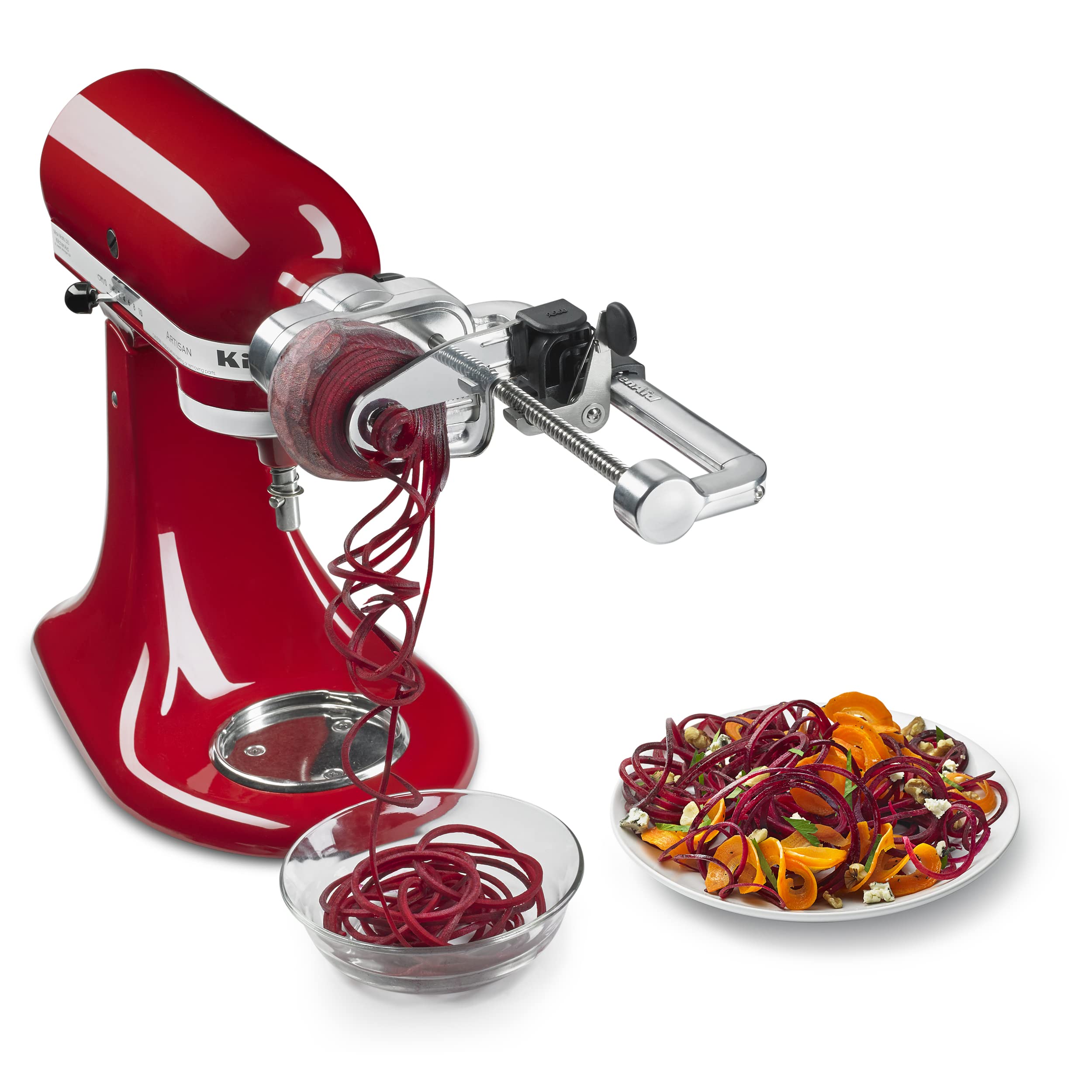 Kitchenaid Spiralizer Plus Attachment With Peel, Core And Slice, Silver