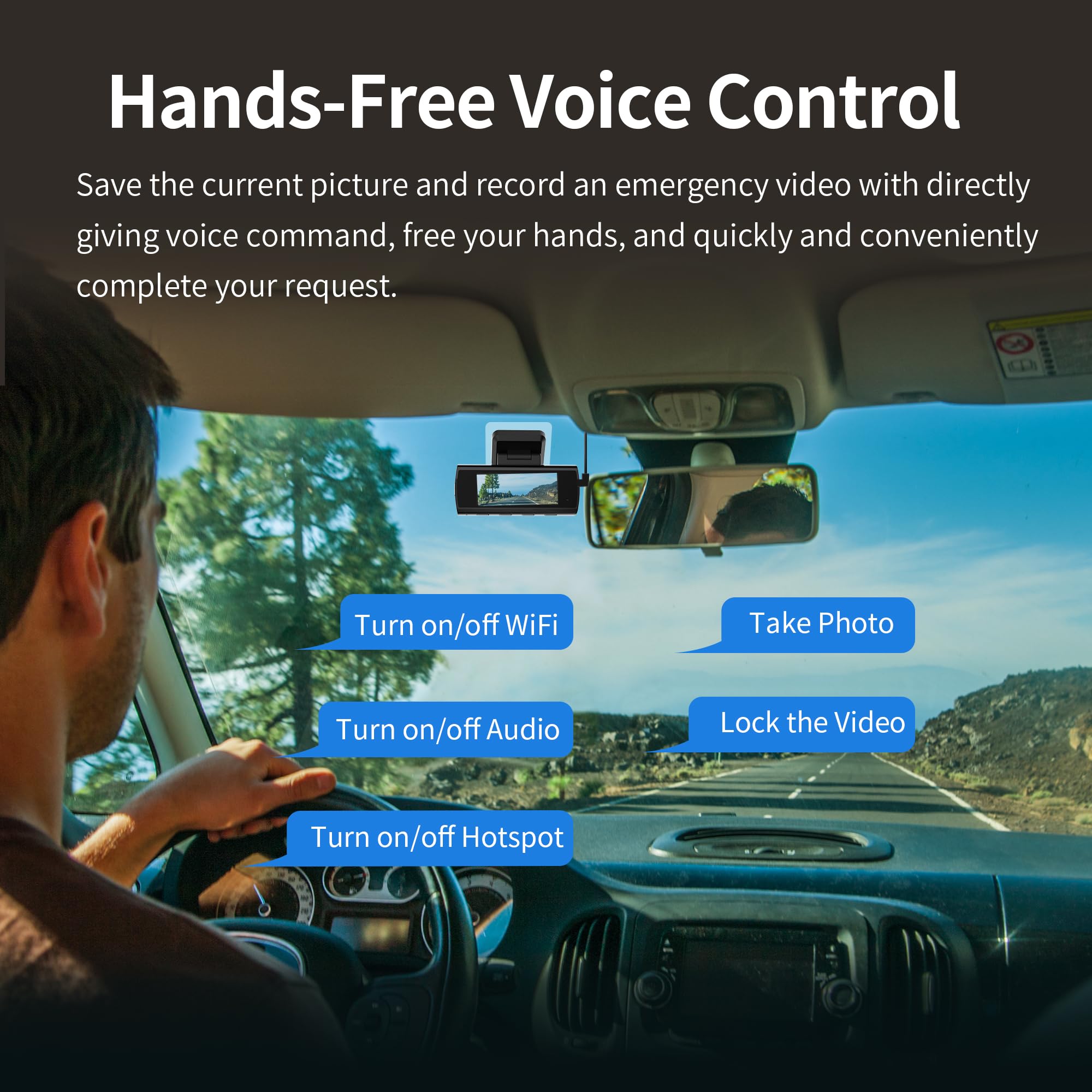 Kawa True 4K Dash Cam Front And Rear, Free 64Gb Card, 2160P Wifi Dash Camera For Cars With Sony Starvis Imx415, Built In Gps Dua