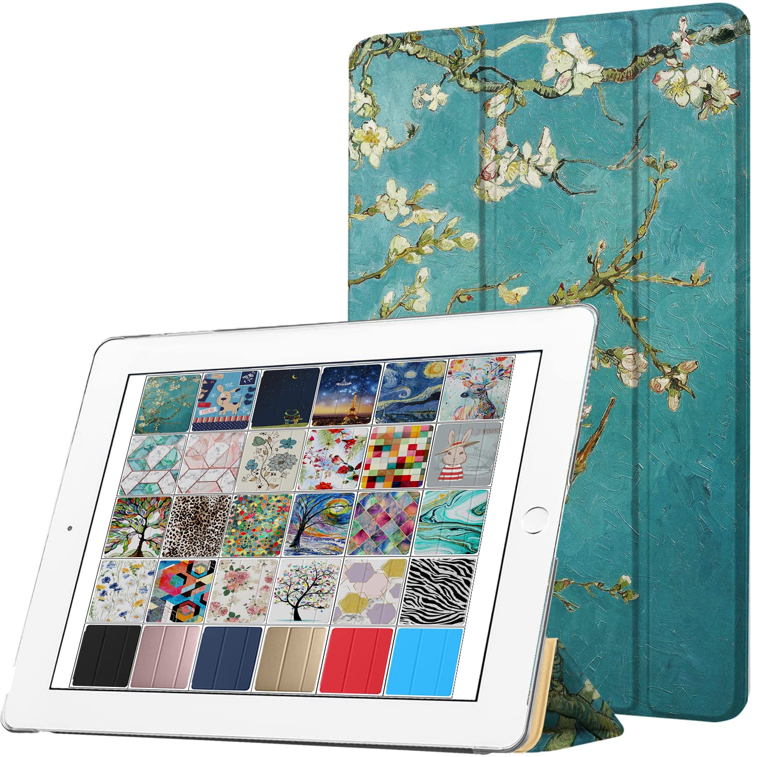 Durasafe Cases Ipad 9.7 Inch 2013 Air 1 Generation [ Air 1St ] Md785Ll/B Md788Ll/B Md786Ll/B Md789Ll/B Md787Ll/B Printed Slim Li